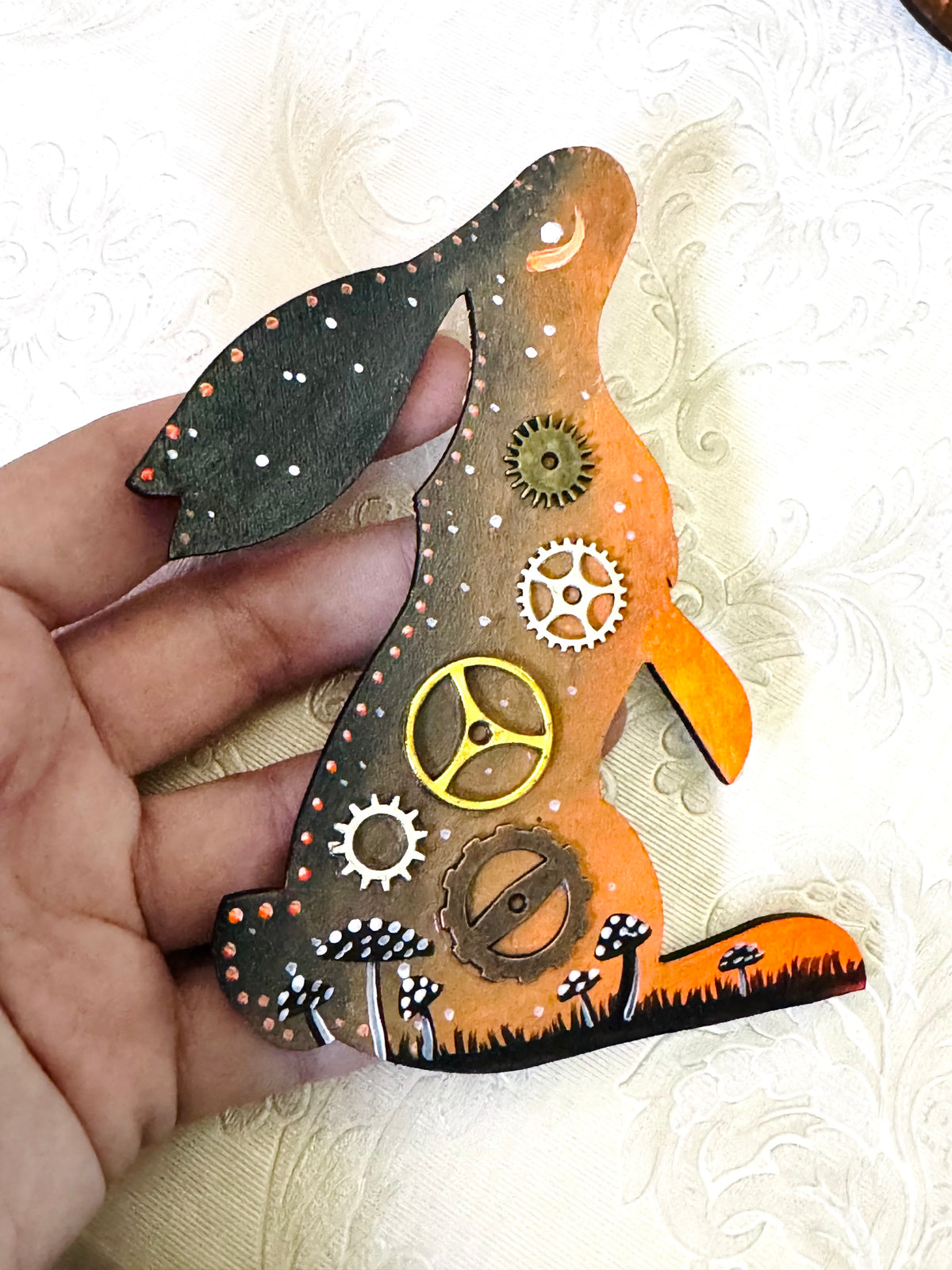 Hand-painted “steampunk” MAGNET / Kézzel festett “steampunk” mágnes