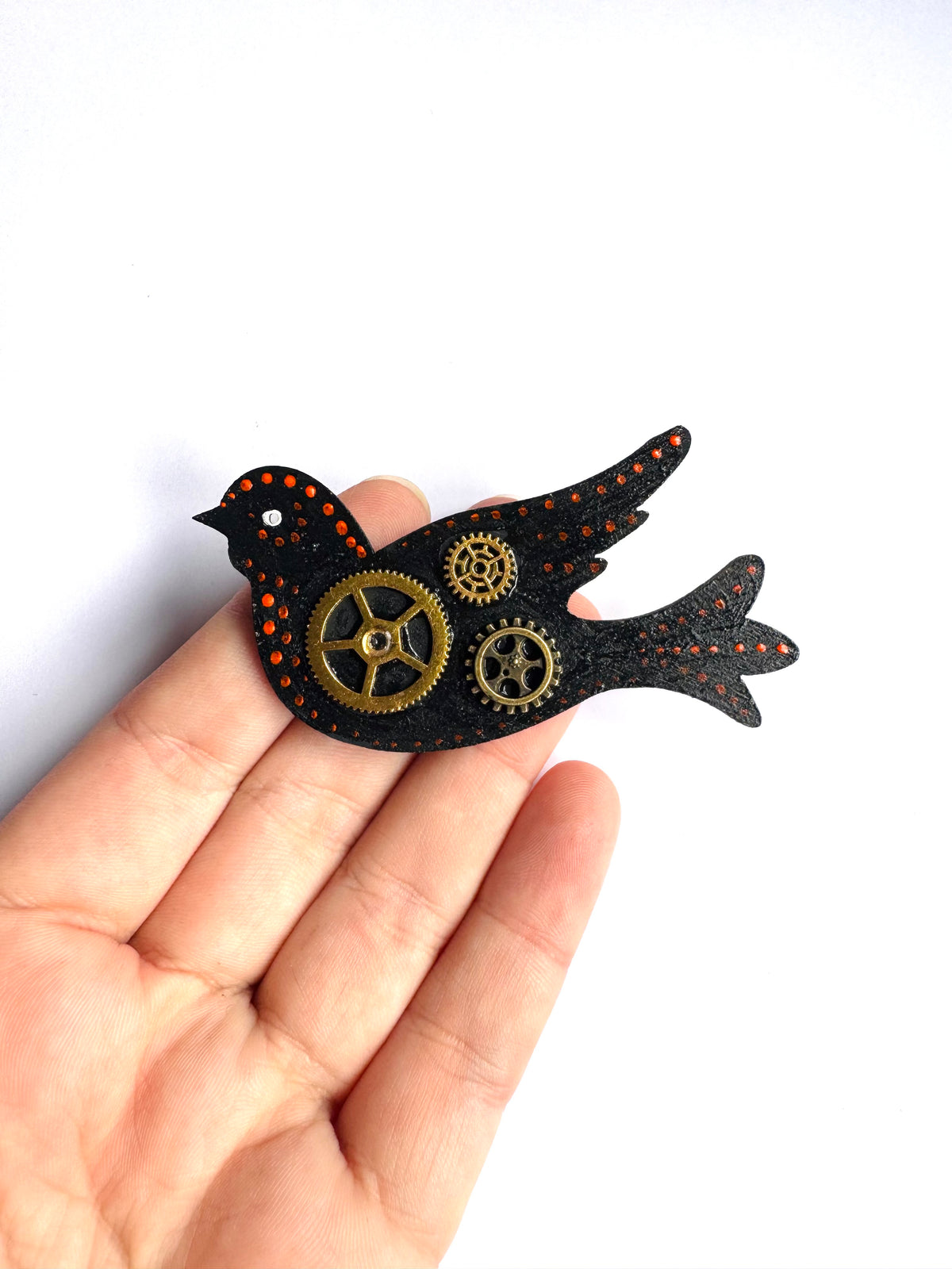 Hand-painted “steampunk” MAGNET / Kézzel festett “steampunk” mágnes