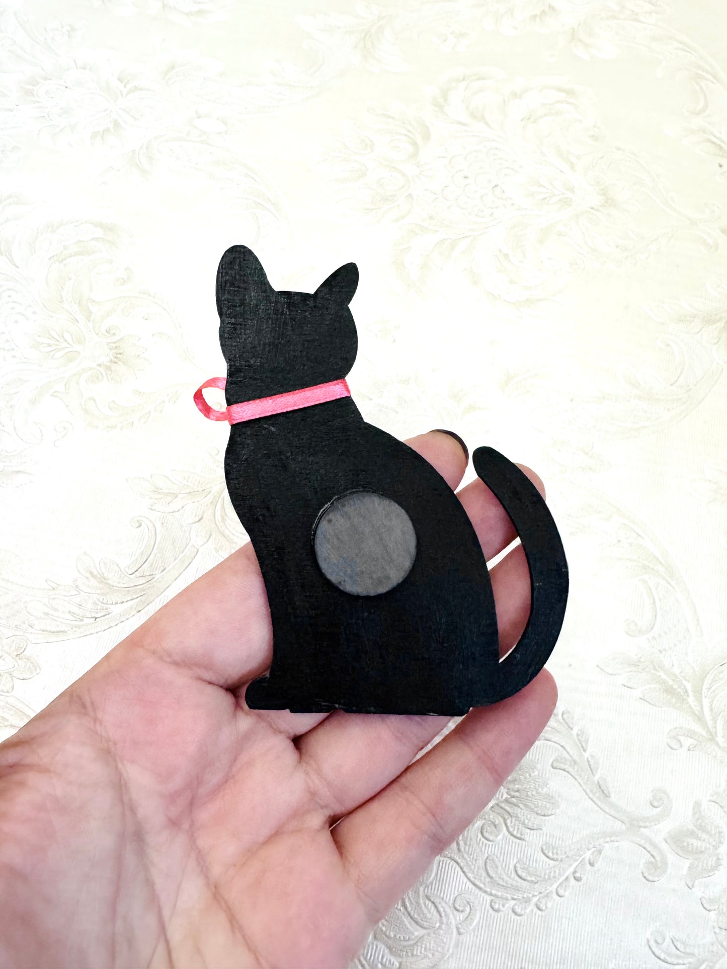 Hand-painted cat MAGNET / Kézzel festett macska mágnes
