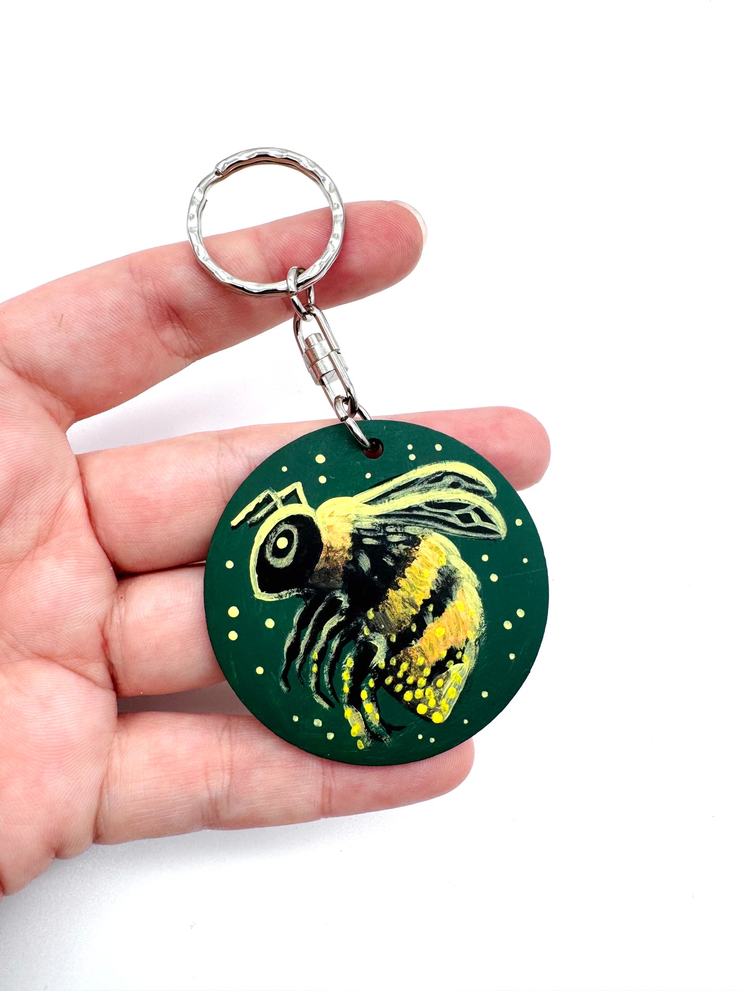 Round wooden keychain (larger size) / Kerek fa kulcstartó (nagyobb méret)