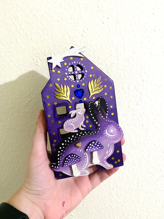 Hand-painted magic house / Kézzel festett varázsházikó