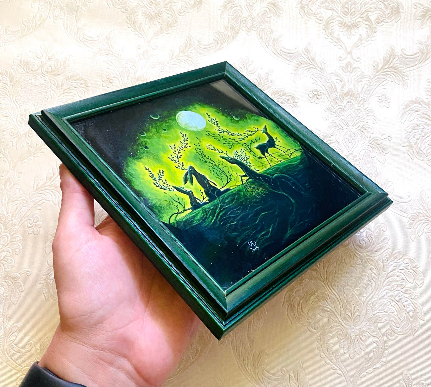 Mini gerahmter Kunstdruck / Mini keretezett művészi nyomat