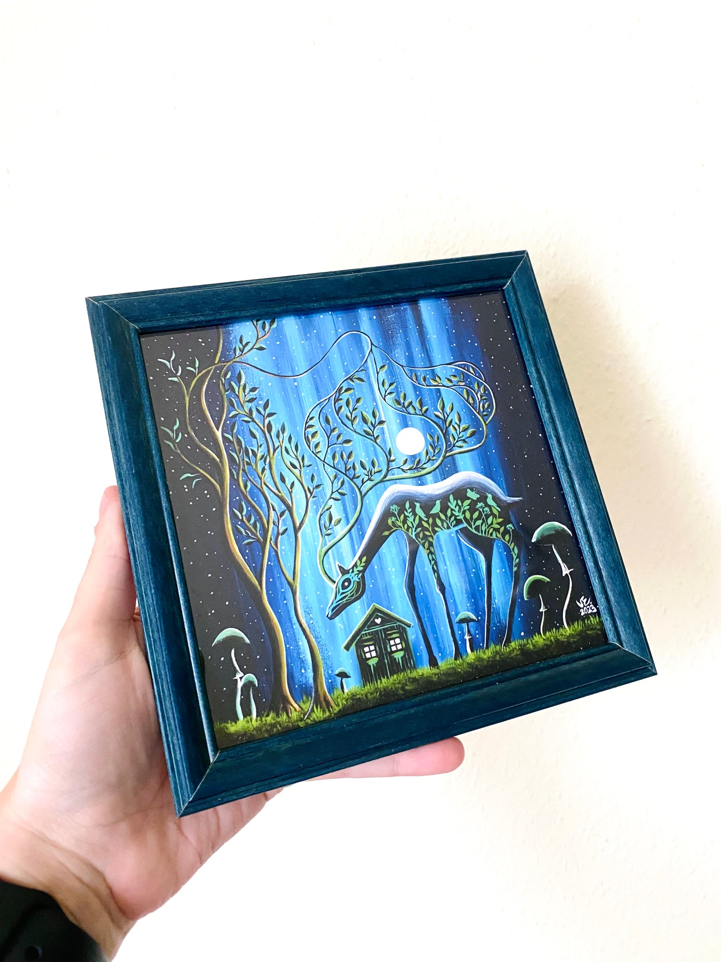 Mini gerahmter Kunstdruck / Mini keretezett művészi nyomat