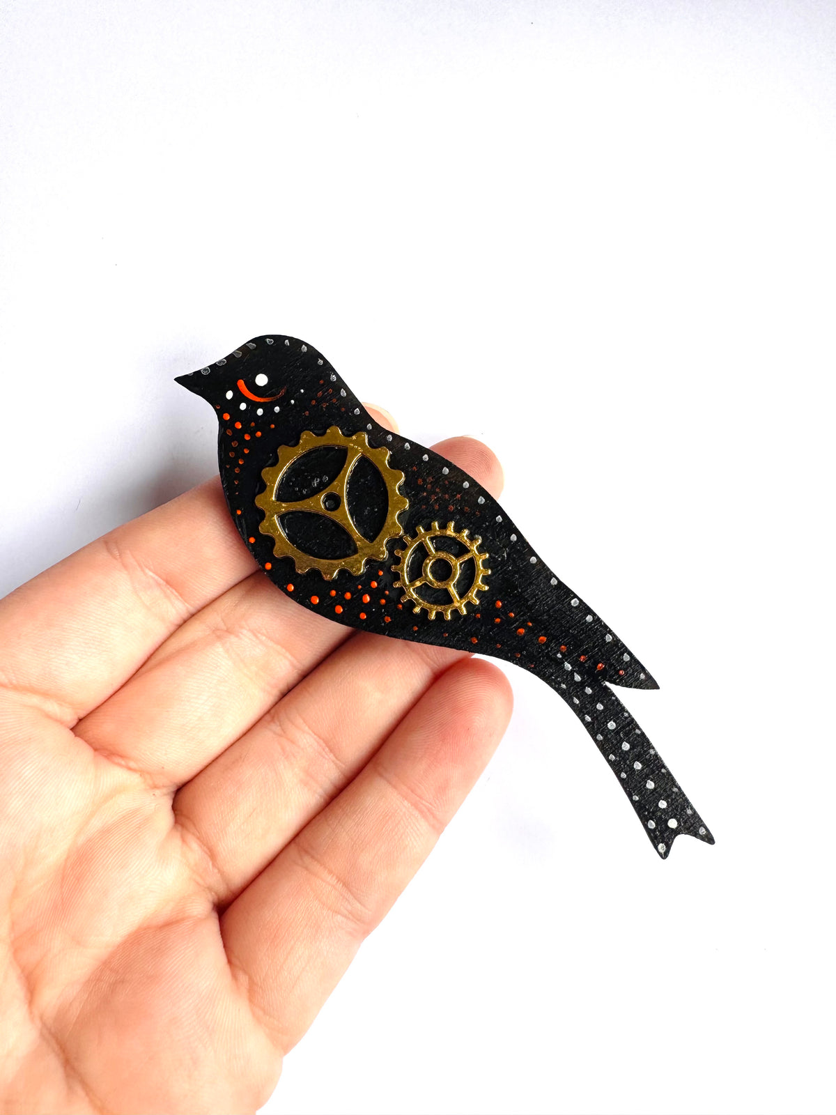 Hand-painted “steampunk” MAGNET / Kézzel festett “steampunk” mágnes
