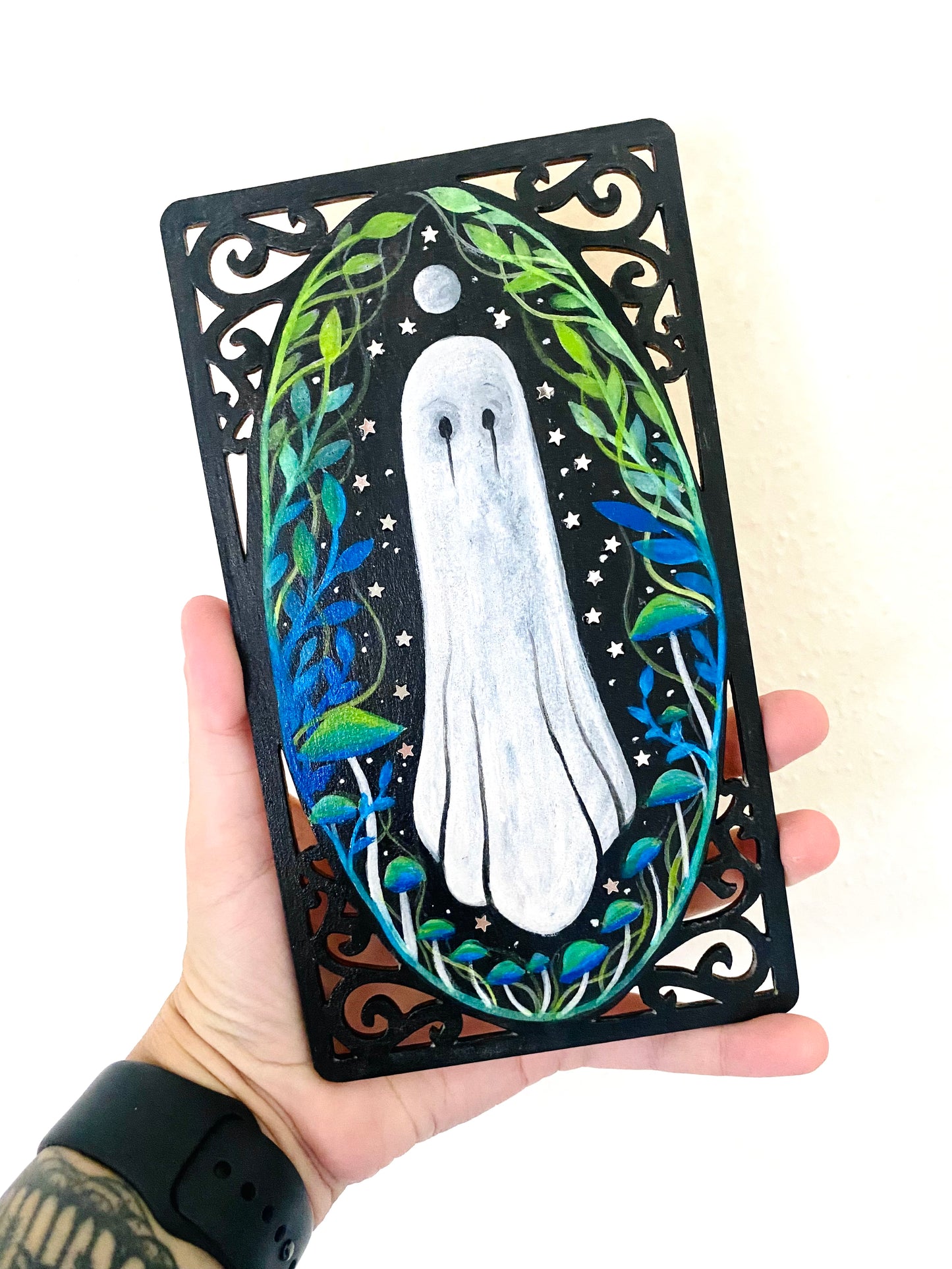 Originales Acrylgemälde / Eredeti akrilfestmény díszes falapon
