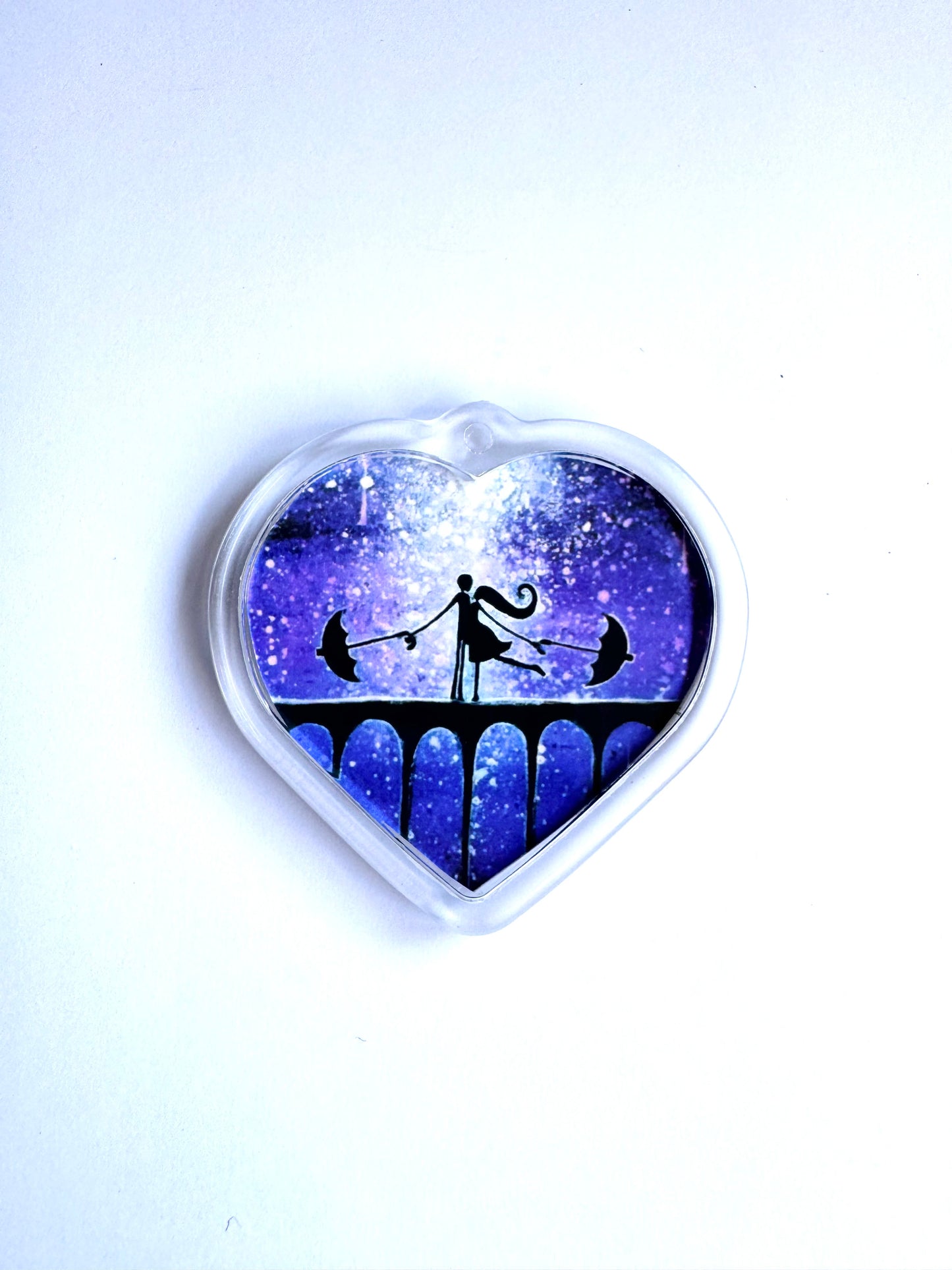 Plexi HEART magnet / SZÍV Mágnes plexi tokkal