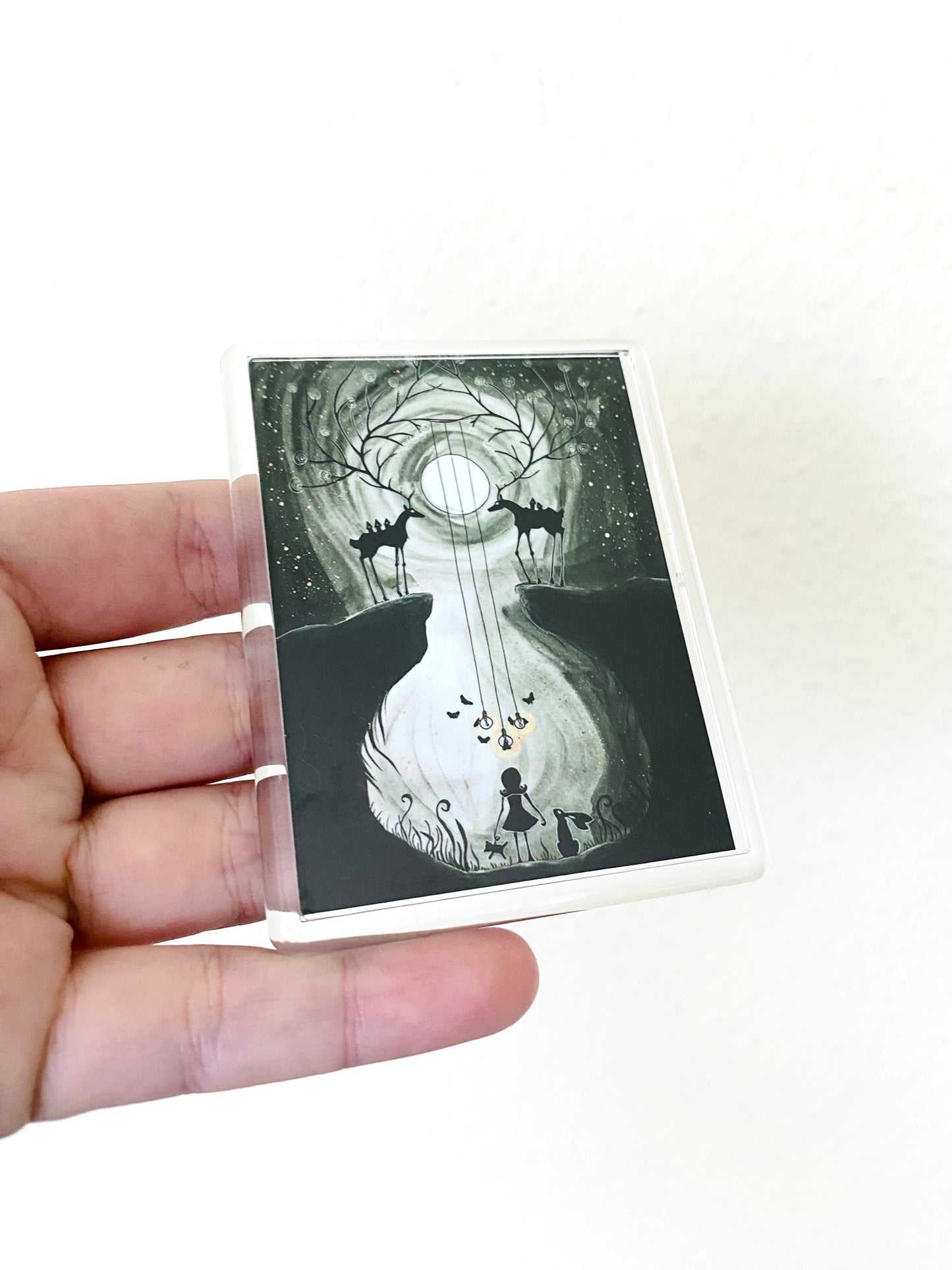 Plexi magnet / Mágnes plexi tokkal