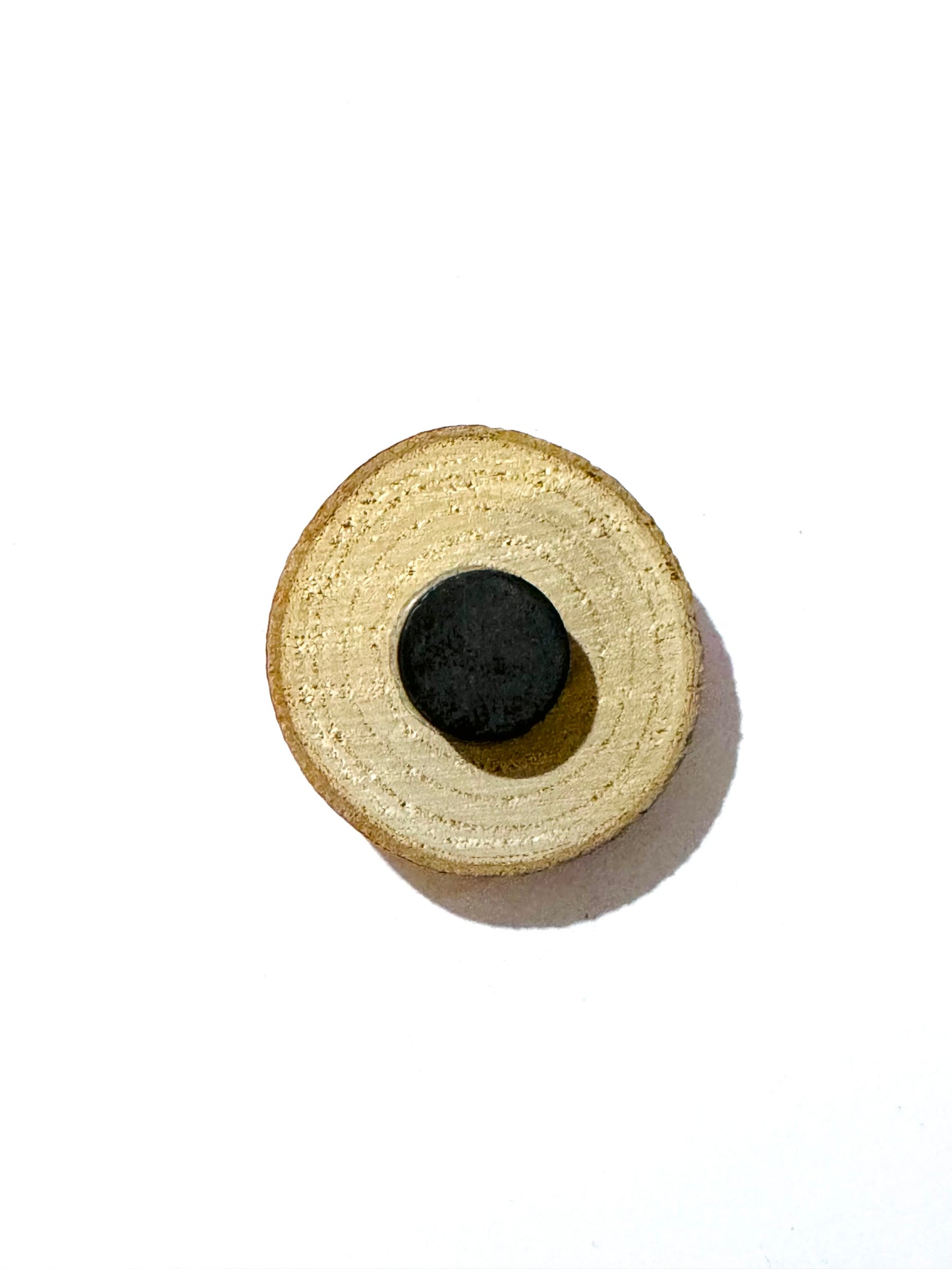 Hand-painted mini wood & steel round MAGNET / Kézzel festett mini fa & fém kerek MÁGNES