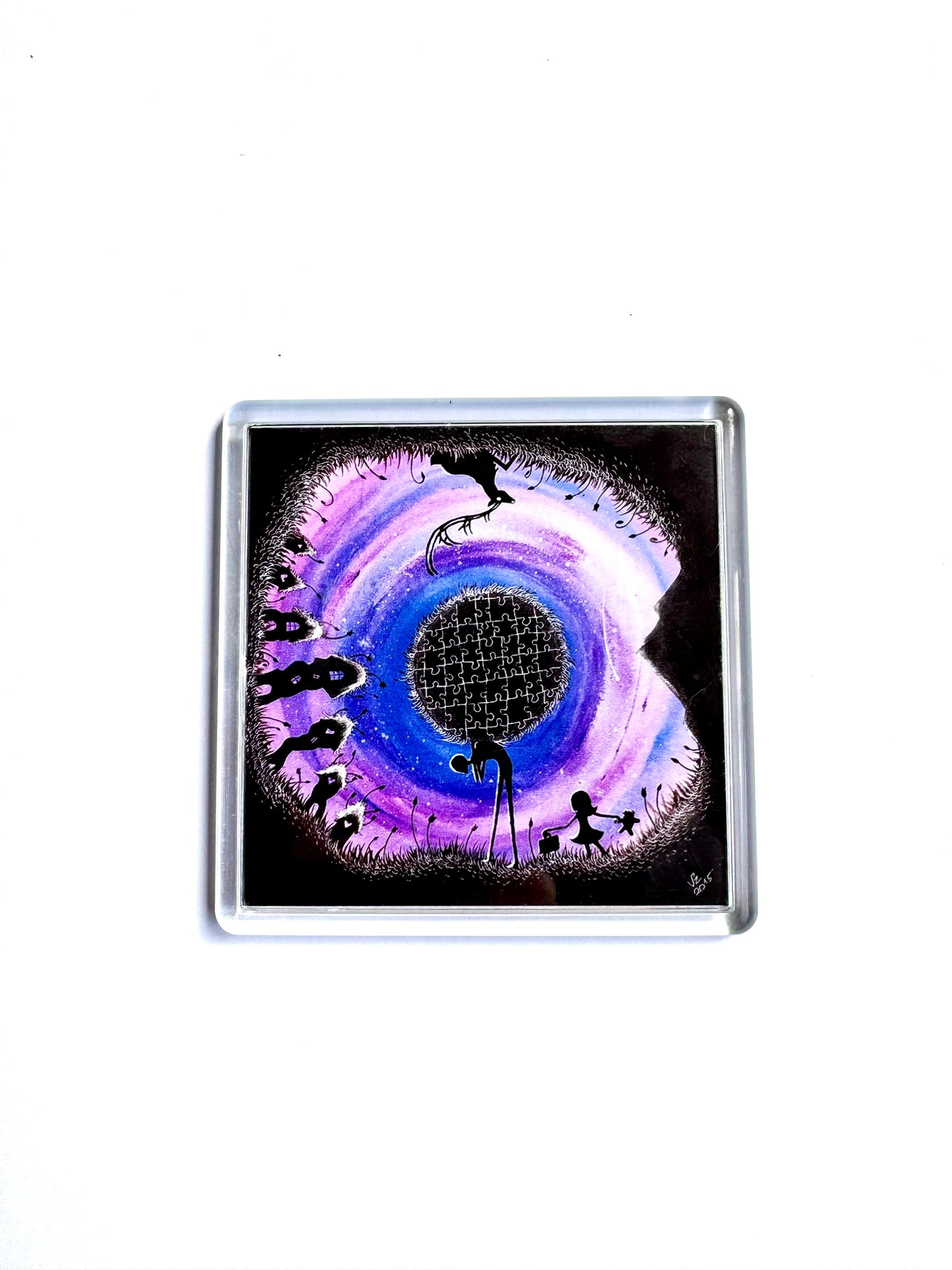 Plexi magnet / Mágnes plexi tokkal