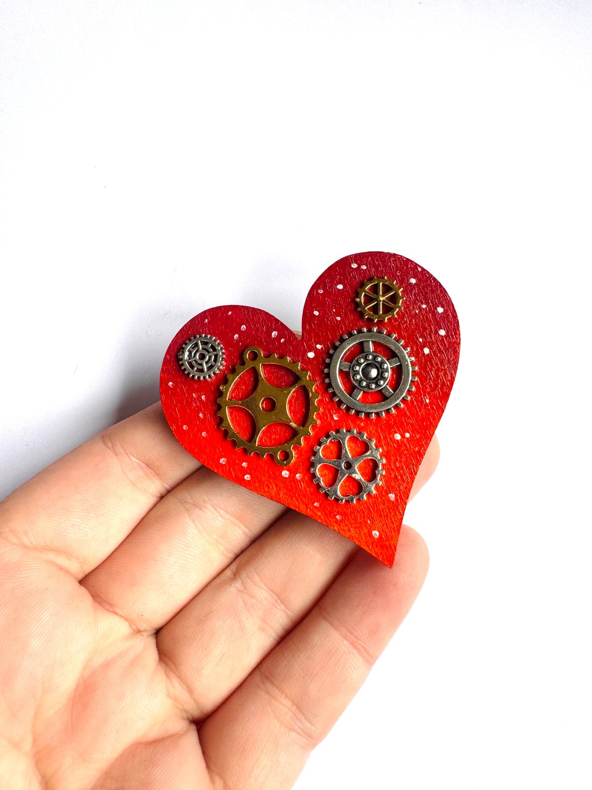 Hand-painted “steampunk” MAGNET / Kézzel festett “steampunk” mágnes