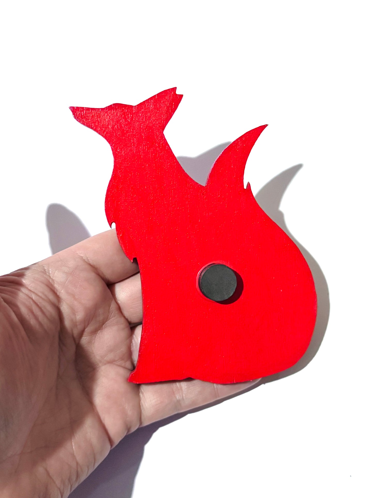 Hand-painted EYCIIR fox MAGNET / Kézzel festett EYCIIR róka mágnes
