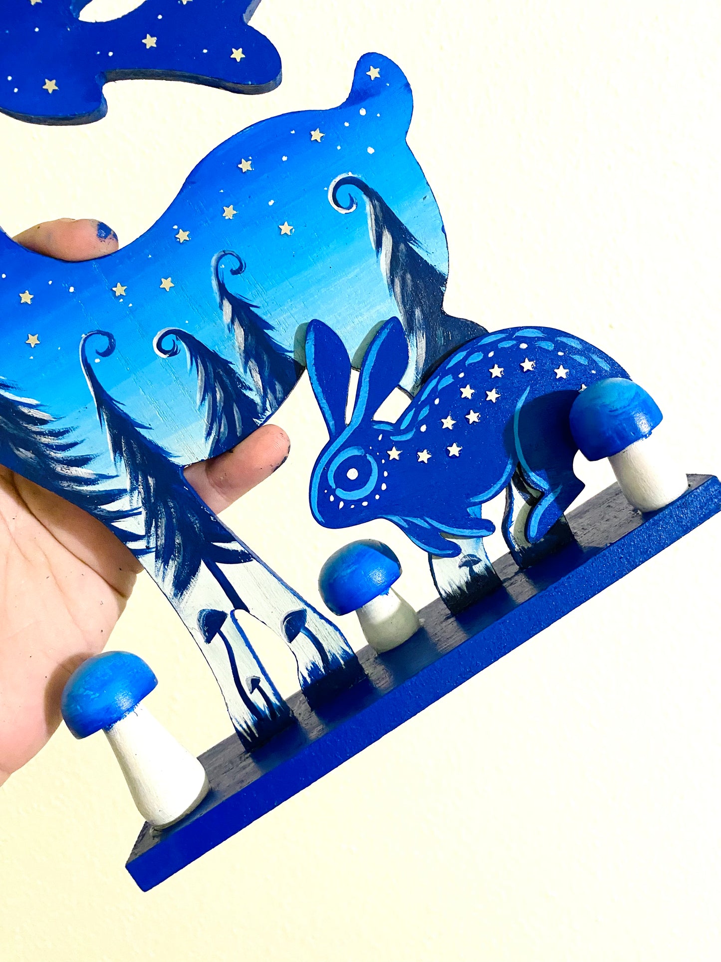 Christmas deer figurine / Karácsonyi szarvas