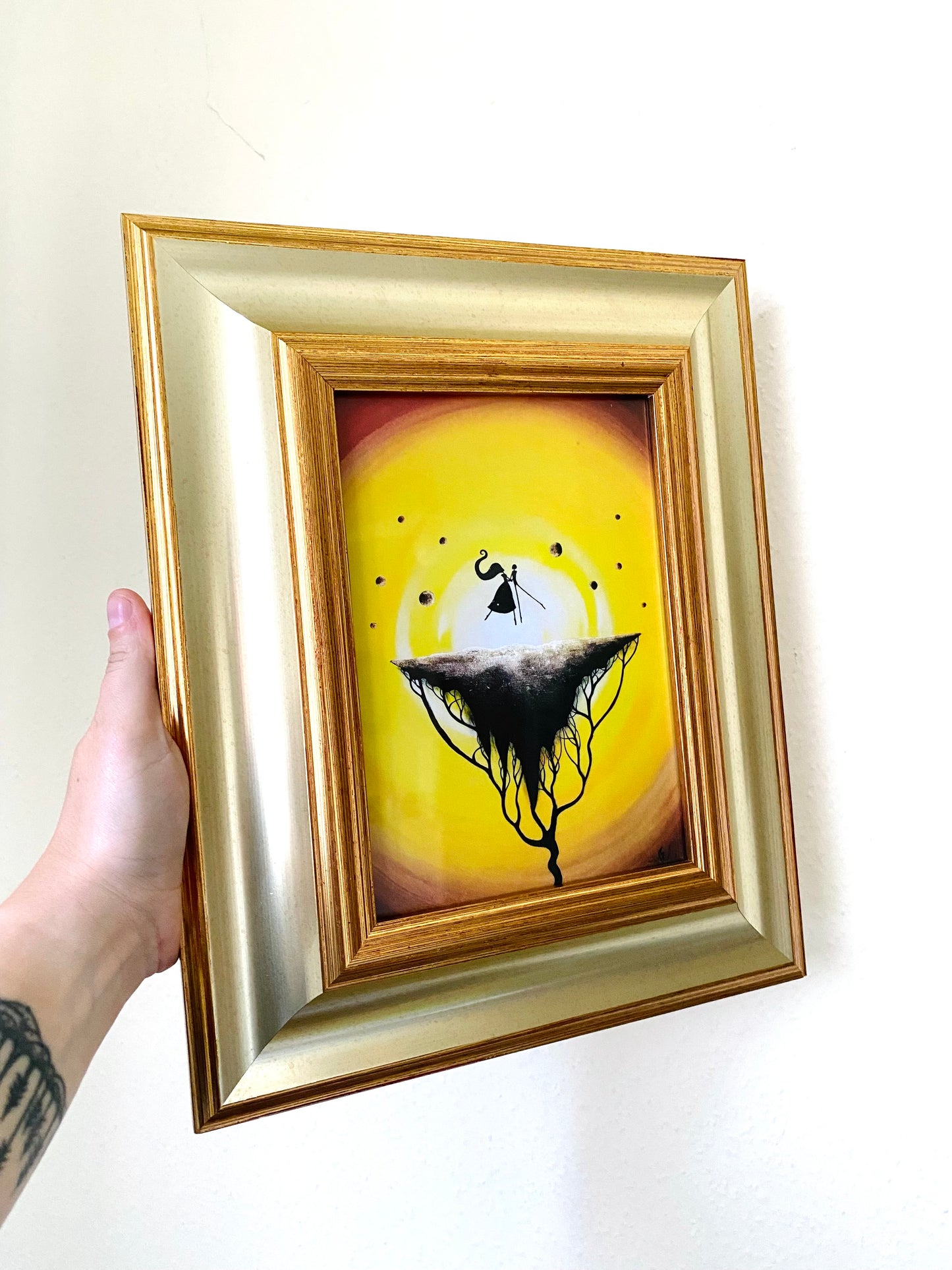 Mini gerahmter Kunstdruck / Mini keretezett művészi nyomat