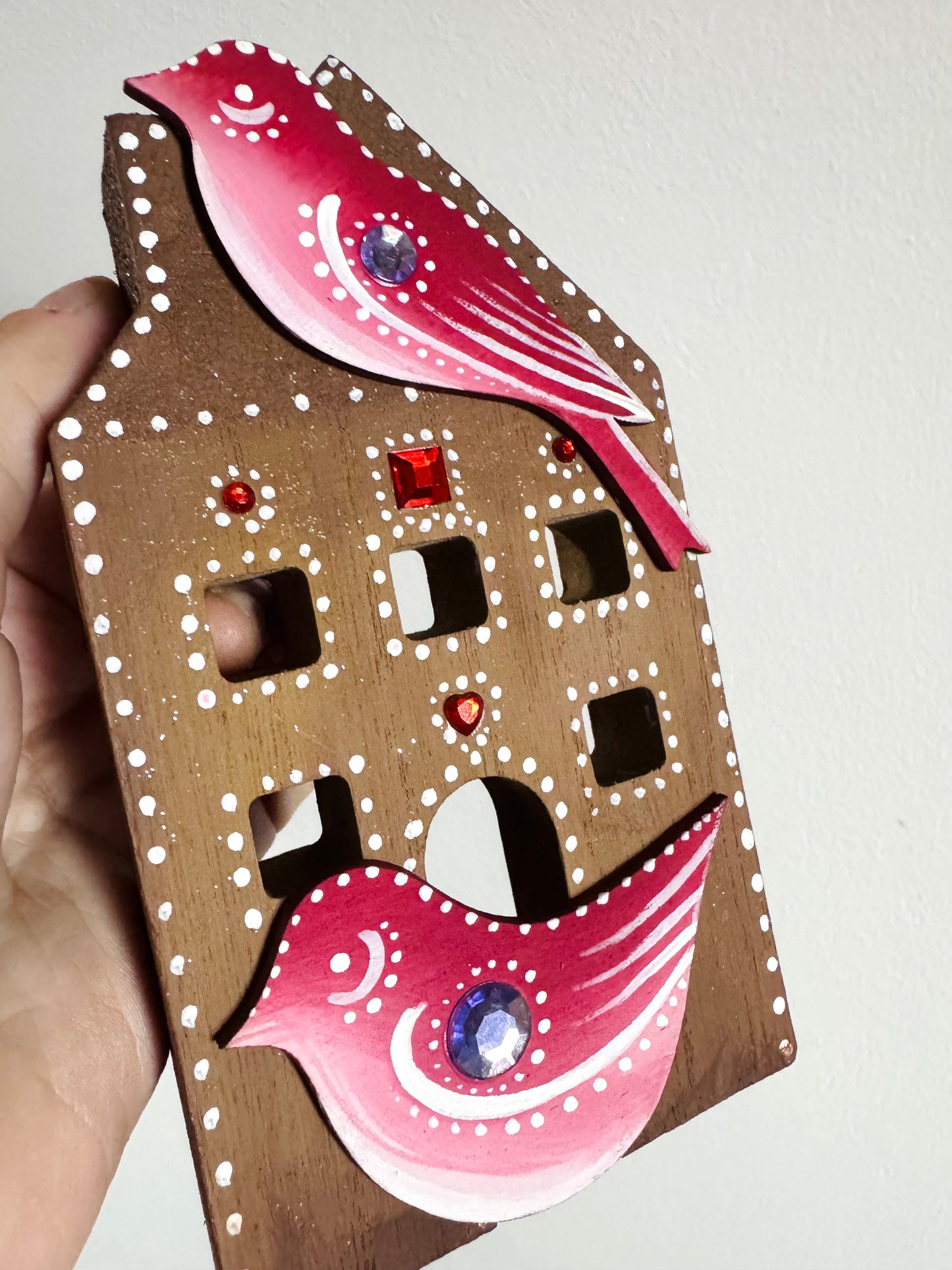 Hand-painted magic house / Kézzel festett varázsházikó