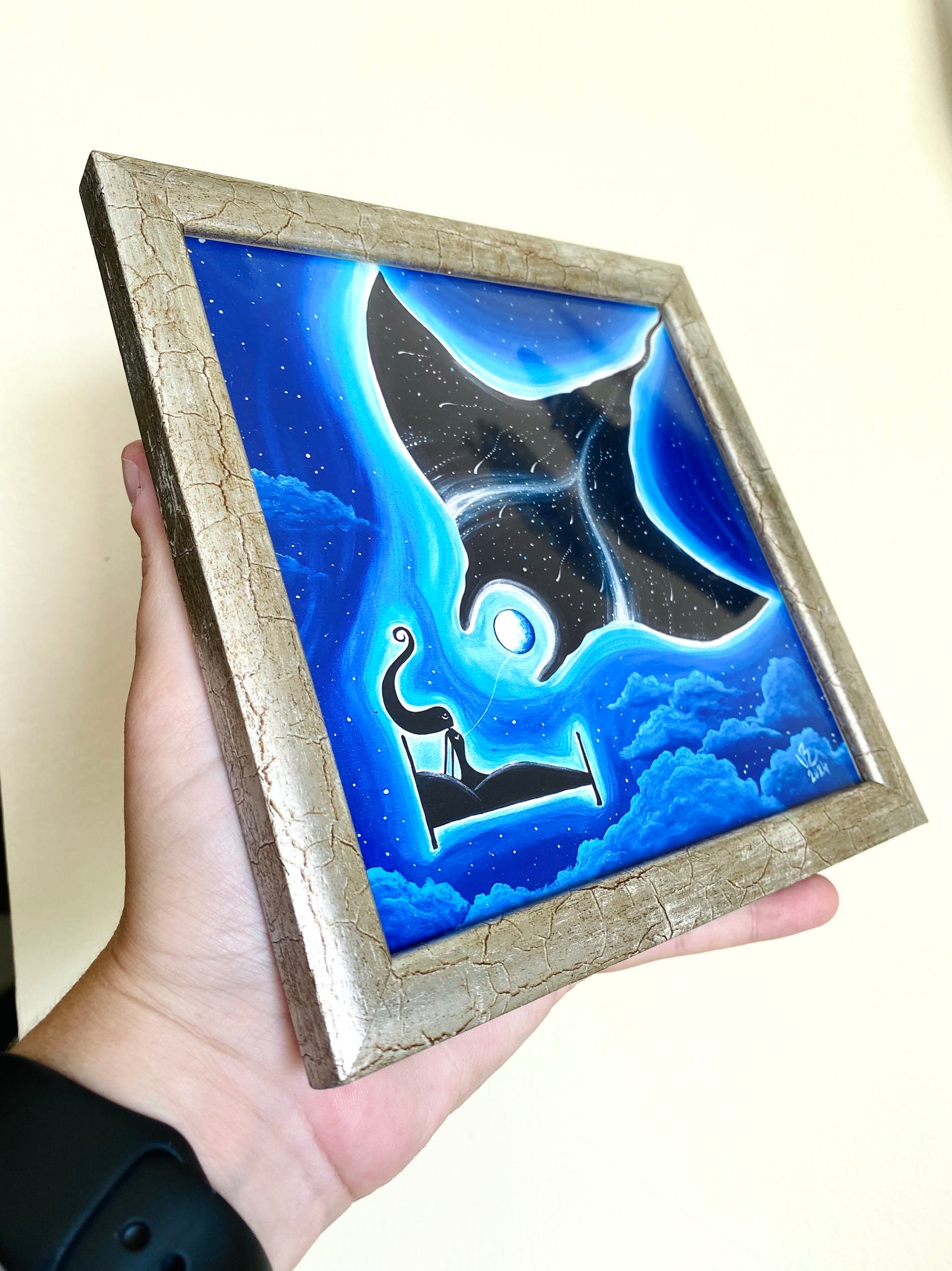 Mini gerahmter Kunstdruck / Mini keretezett művészi nyomat