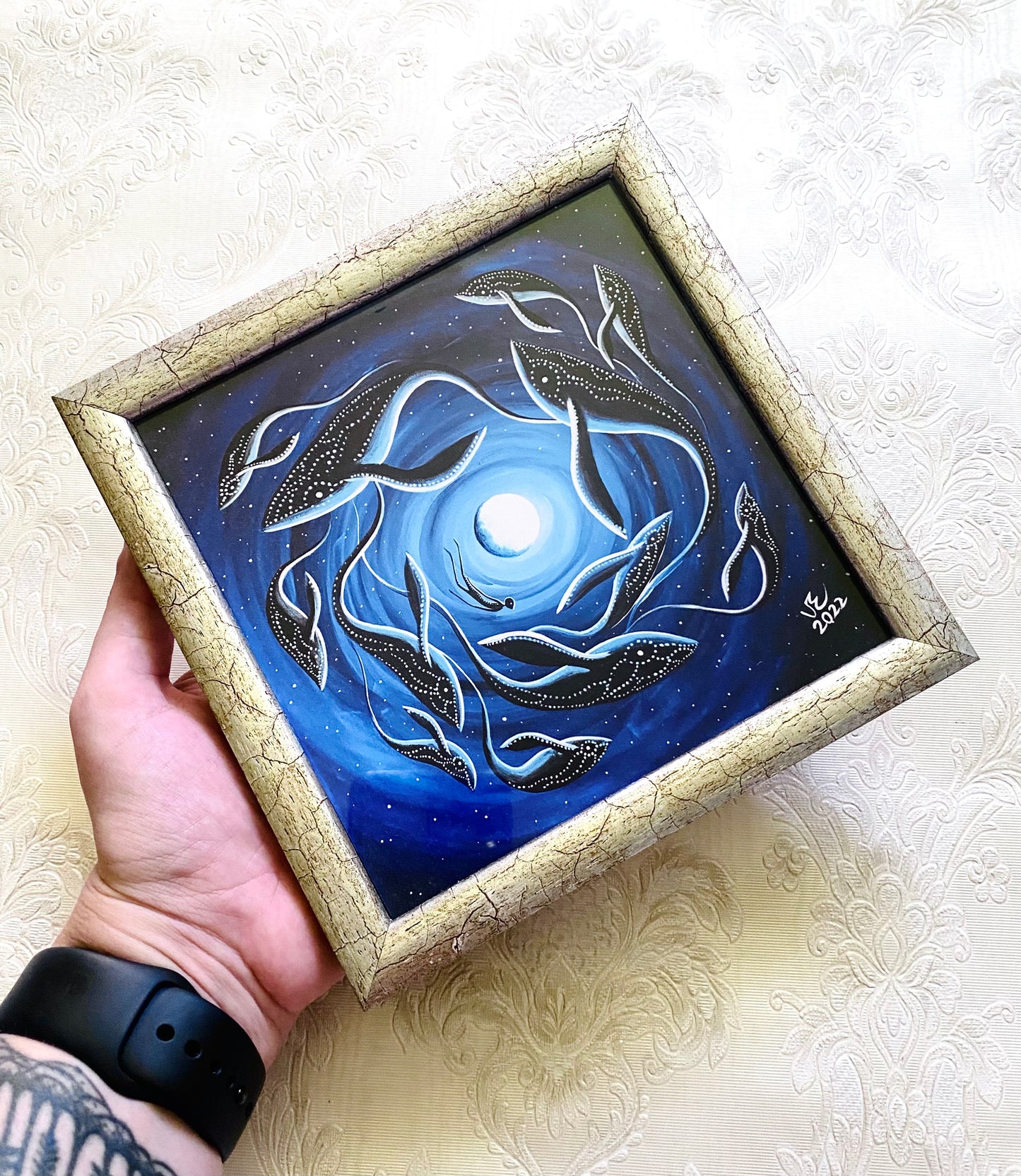 Mini gerahmter Kunstdruck / Mini keretezett művészi nyomat