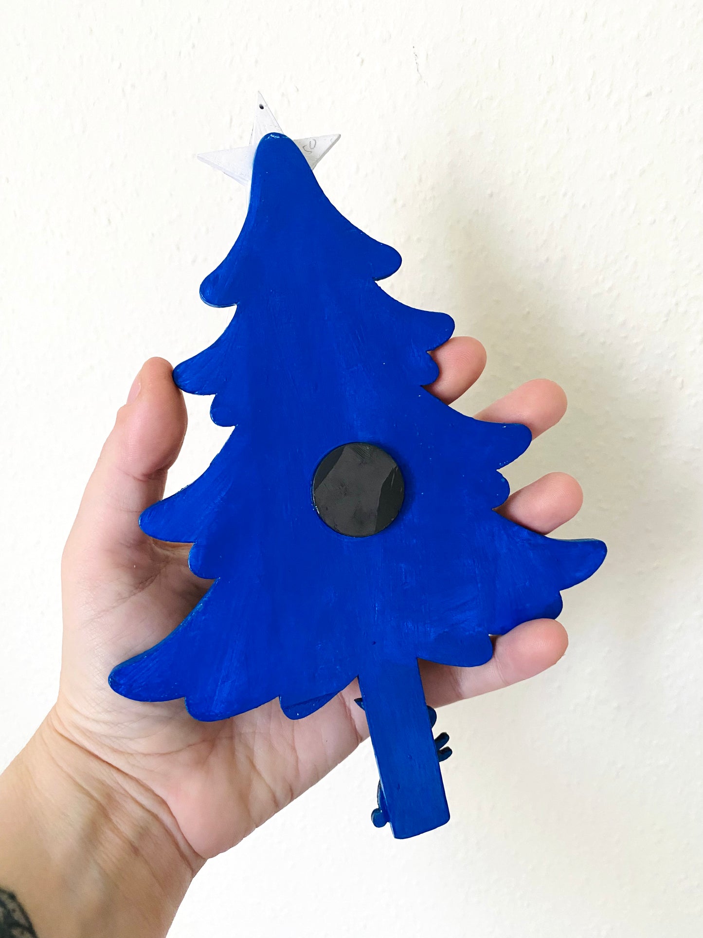 Hand-painted Christmas tree magnet / Kézzel festett karácsonyfa mágnes