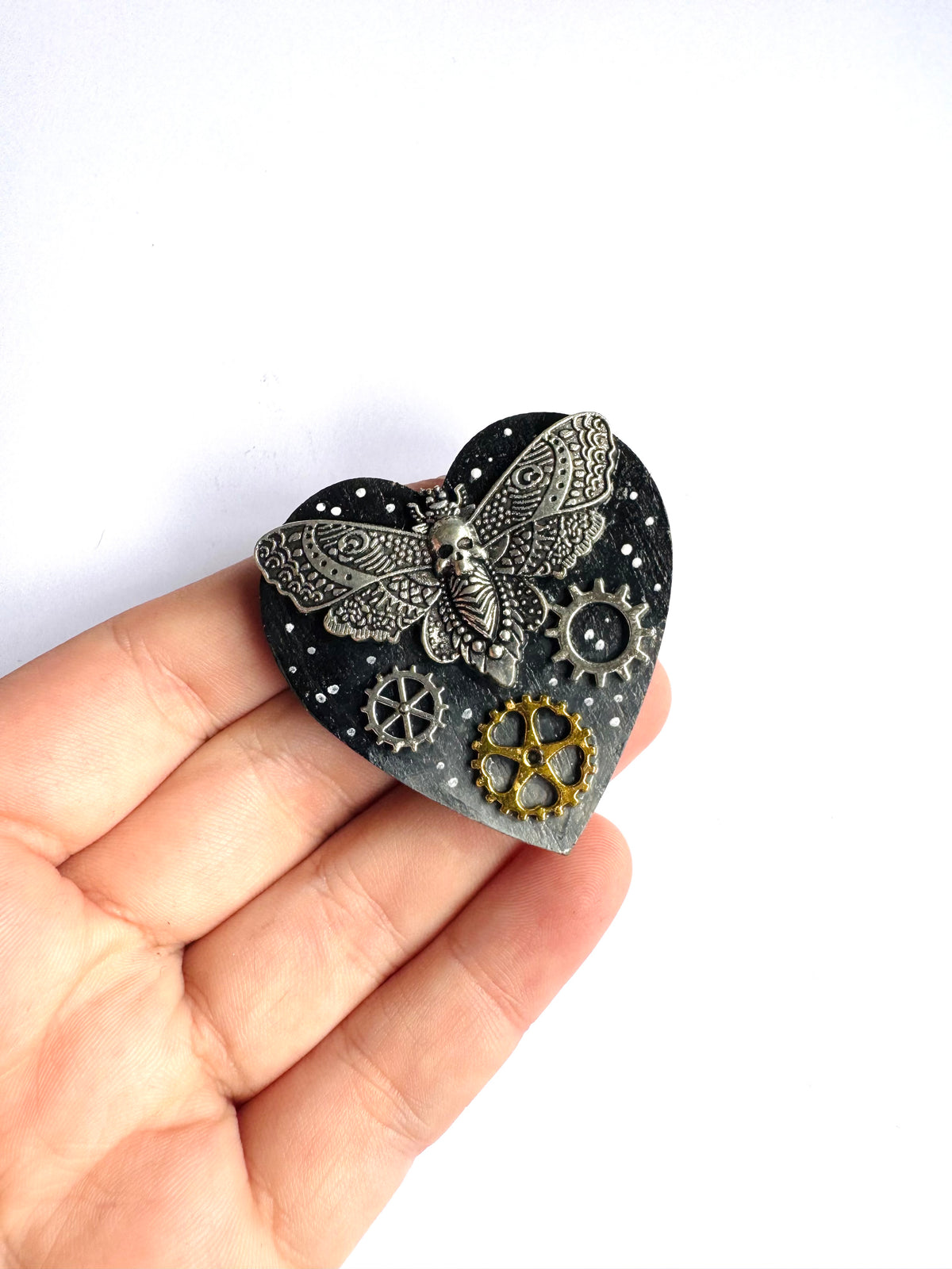 Hand-painted “steampunk” MAGNET / Kézzel festett “steampunk” mágnes