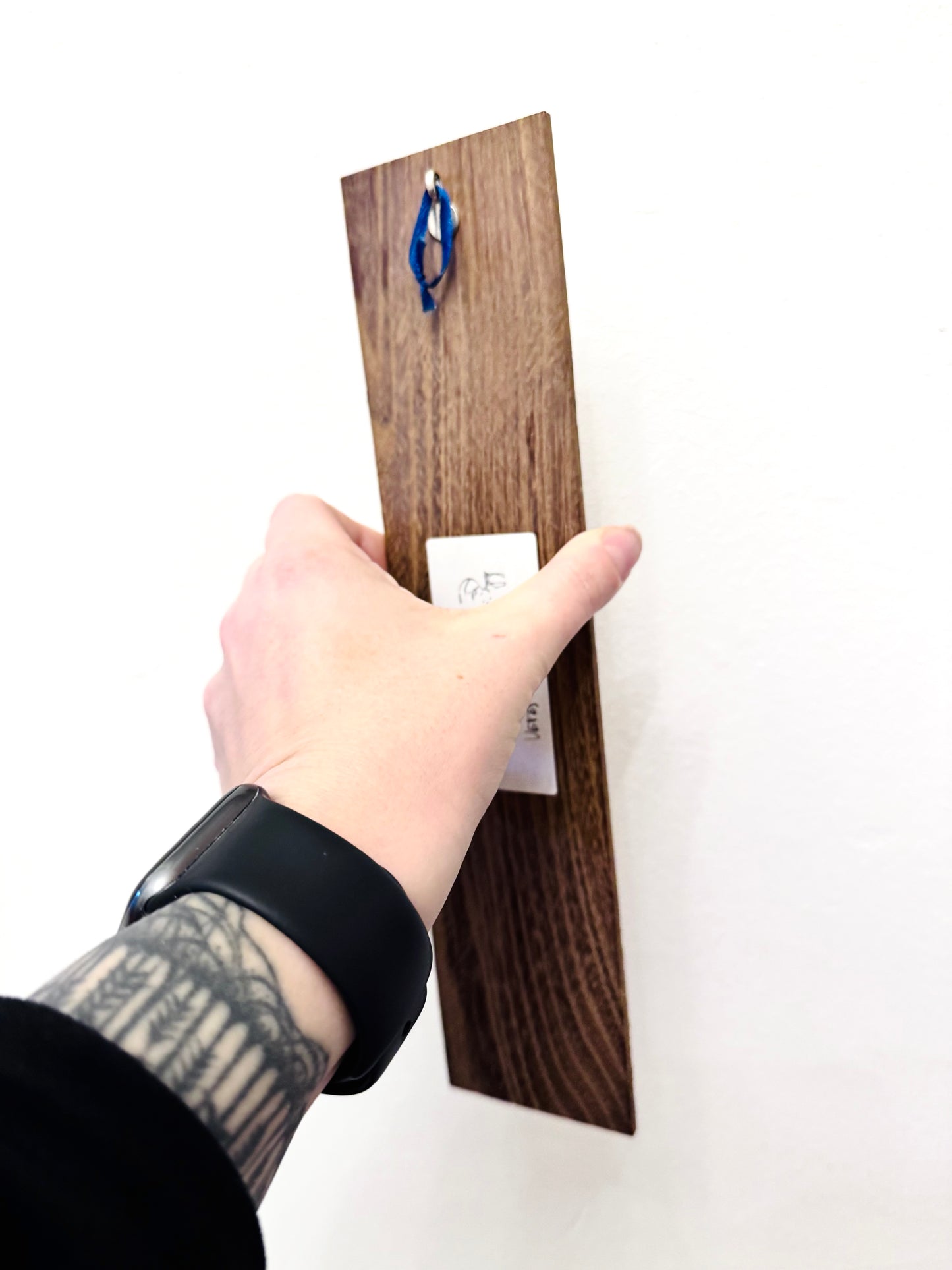 Parkettaléc-festmény KISEBB / Painting on wooden parquette strip, SMALLER SIZE