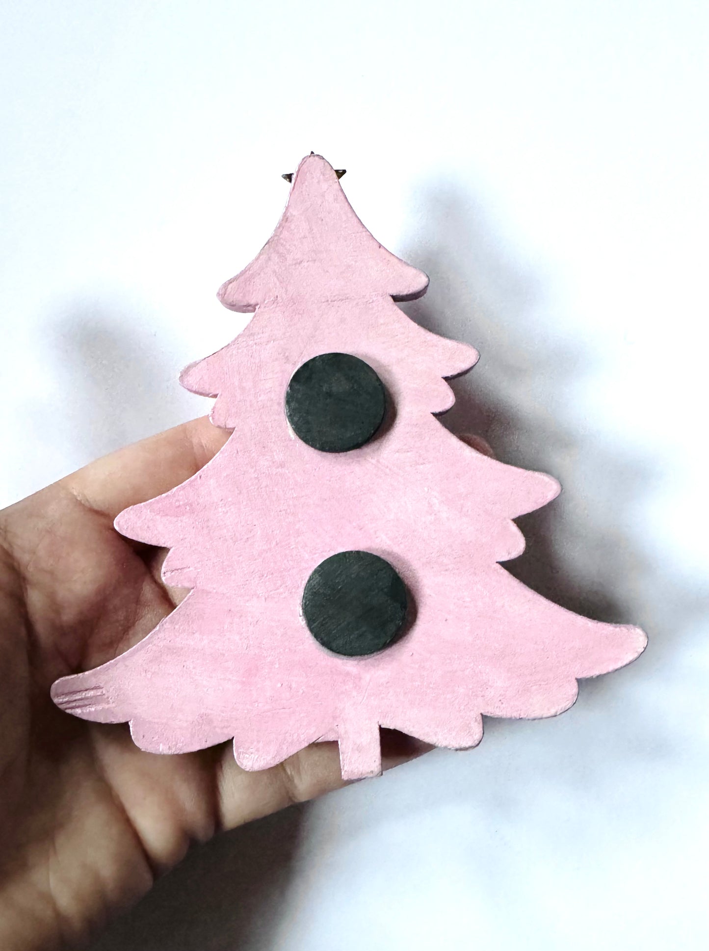 Hand-painted Christmas tree magnet / Kézzel festett karácsonyfa mágnes