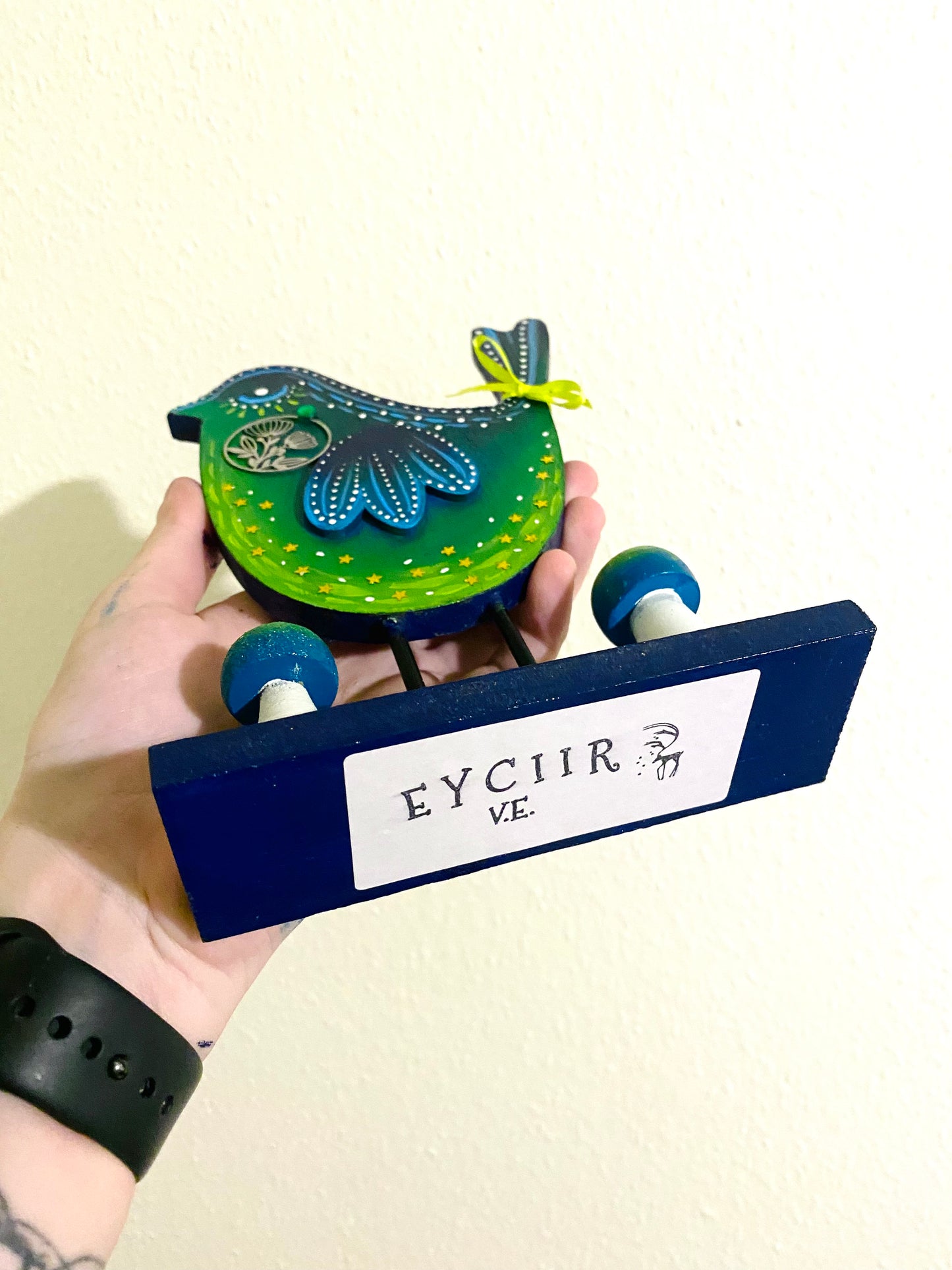 Spring bird standing ornament / Tavaszi madárka álló dísz