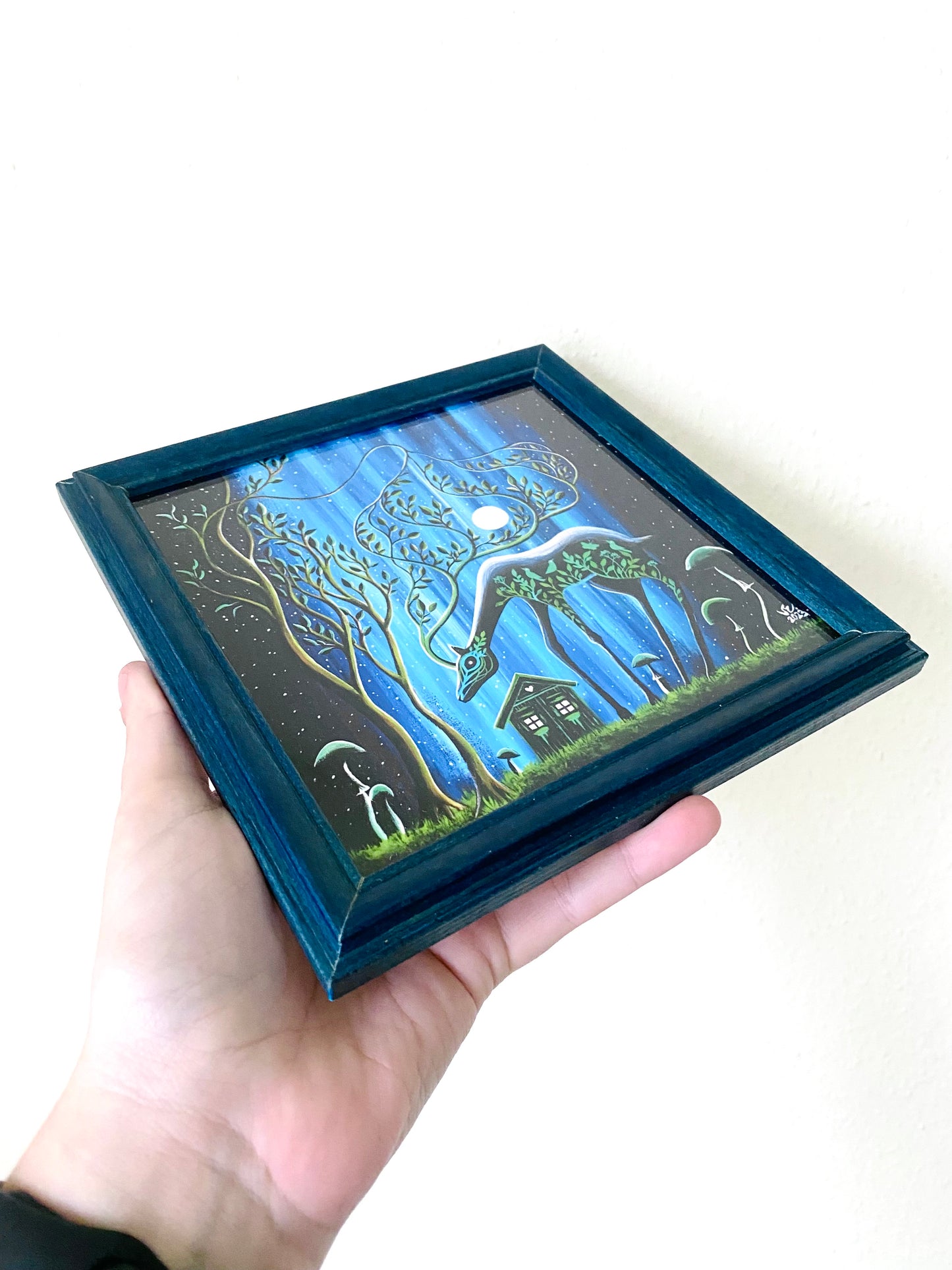 Mini gerahmter Kunstdruck / Mini keretezett művészi nyomat