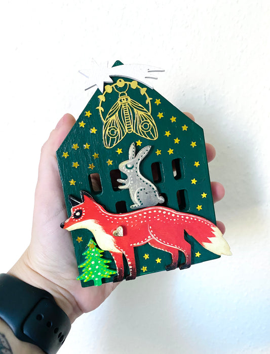 Hand-painted magic house / Kézzel festett varázsházikó
