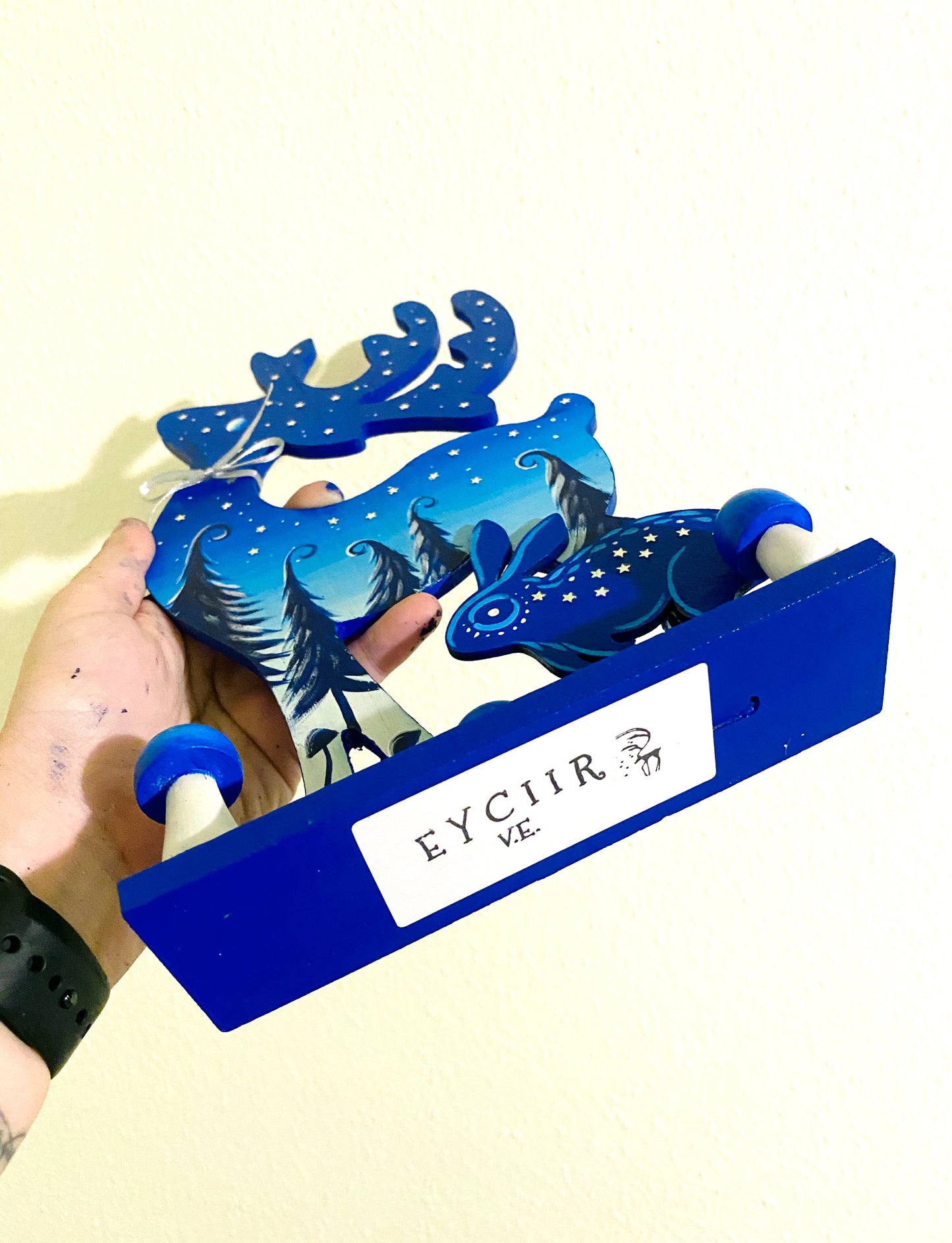 Christmas deer figurine / Karácsonyi szarvas
