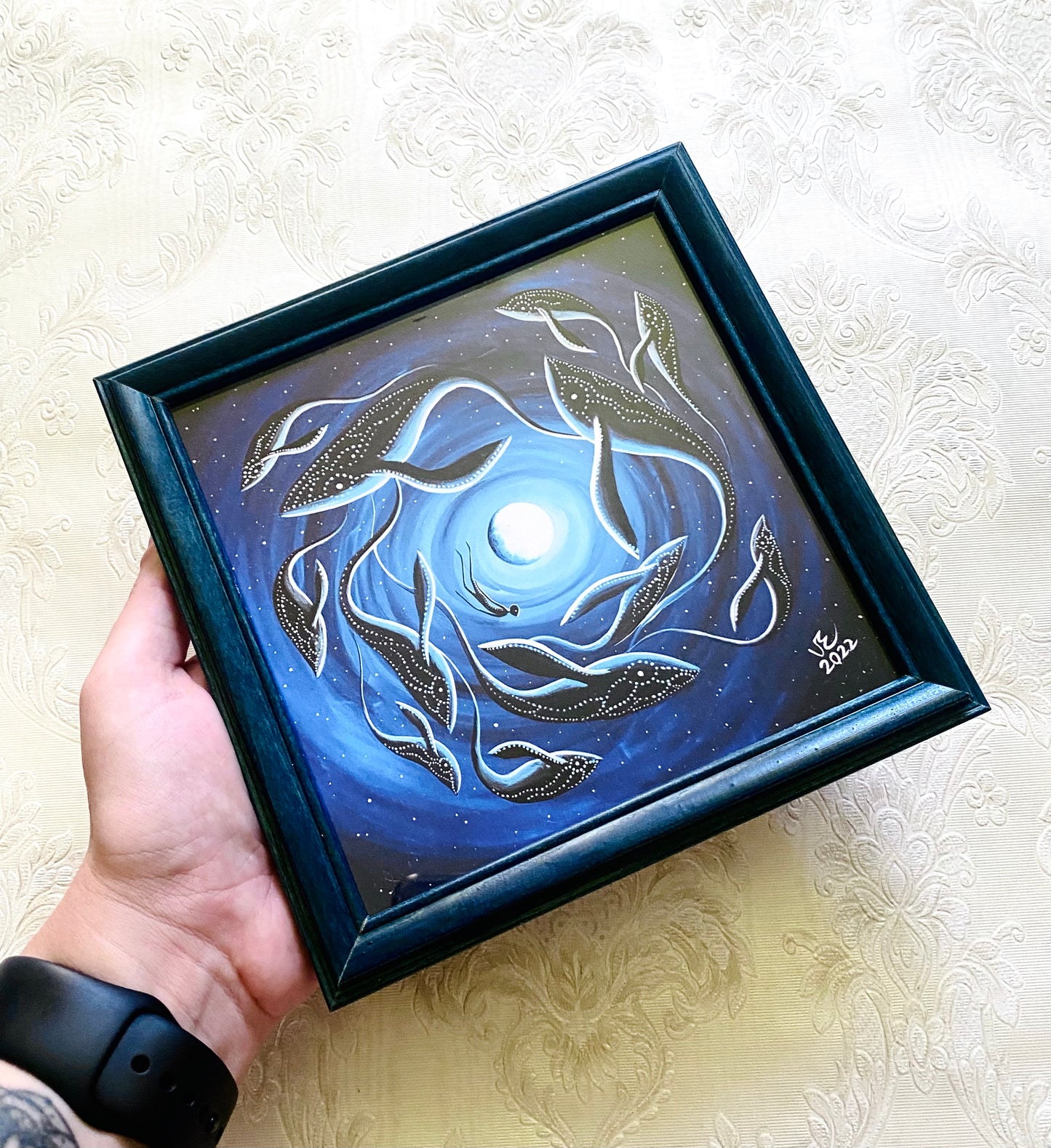 Mini gerahmter Kunstdruck / Mini keretezett művészi nyomat