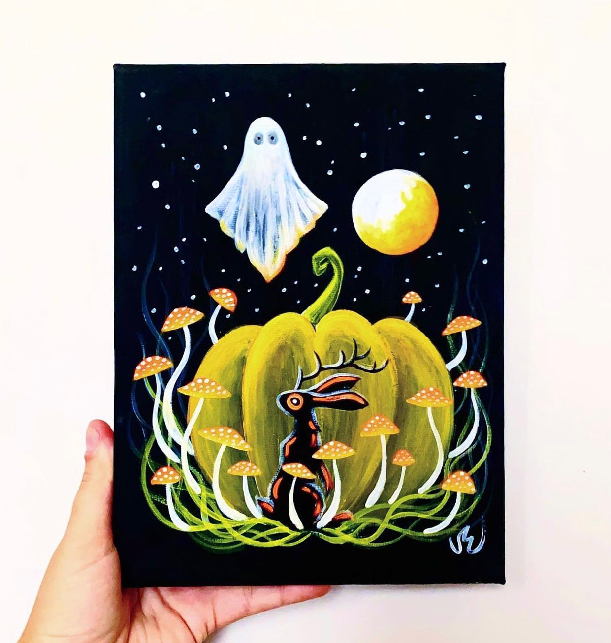 Originalkunstwerk – Acrylgemälde auf Leinwand / Eredeti akril festmény feszített vászonra