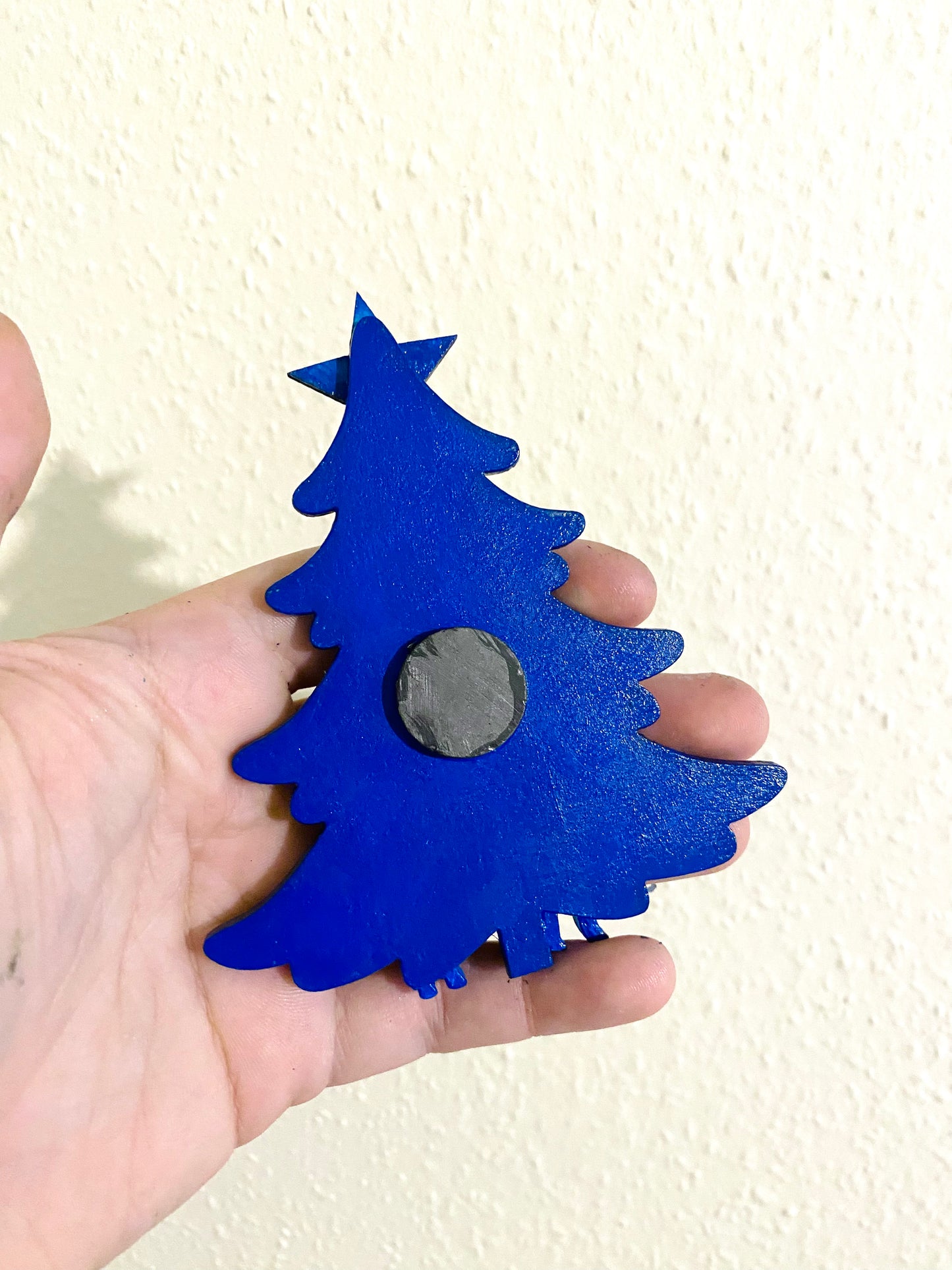 Hand-painted Christmas tree magnet / Kézzel festett karácsonyfa mágnes