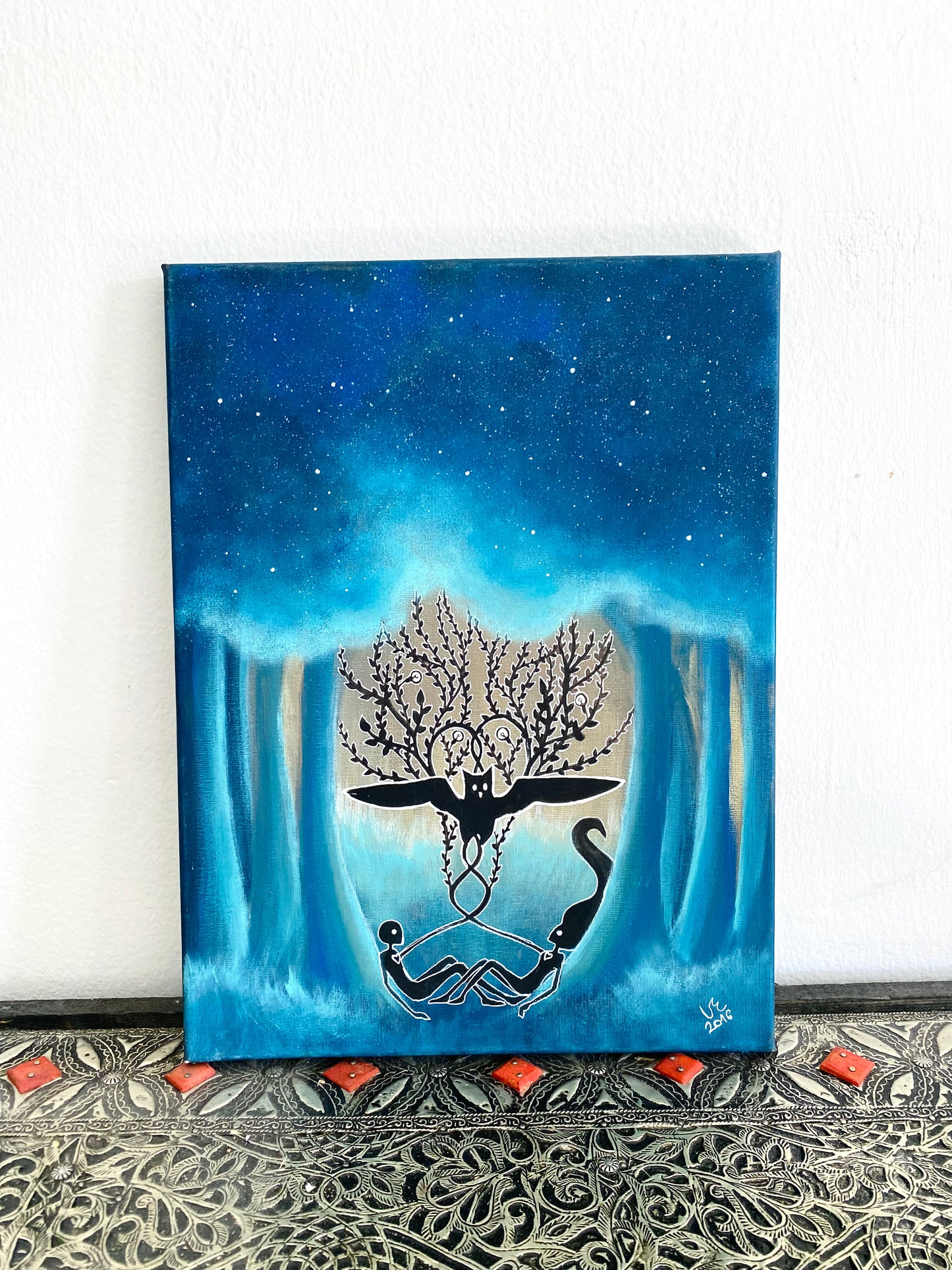 ORIGINAL Acrylgemälde auf Leinwand / EREDETI akril festmény vászonra