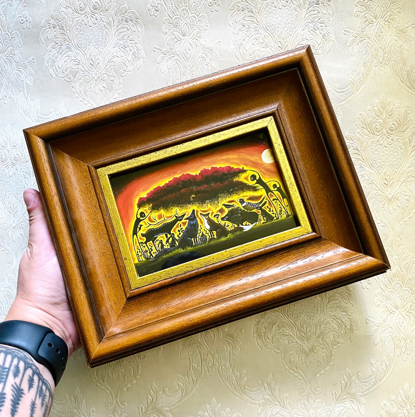 Mini gerahmter Kunstdruck / Mini keretezett művészi nyomat