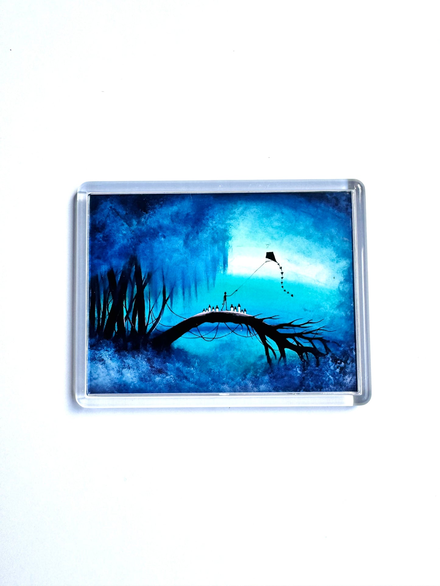 Plexi magnet / Mágnes plexi tokkal