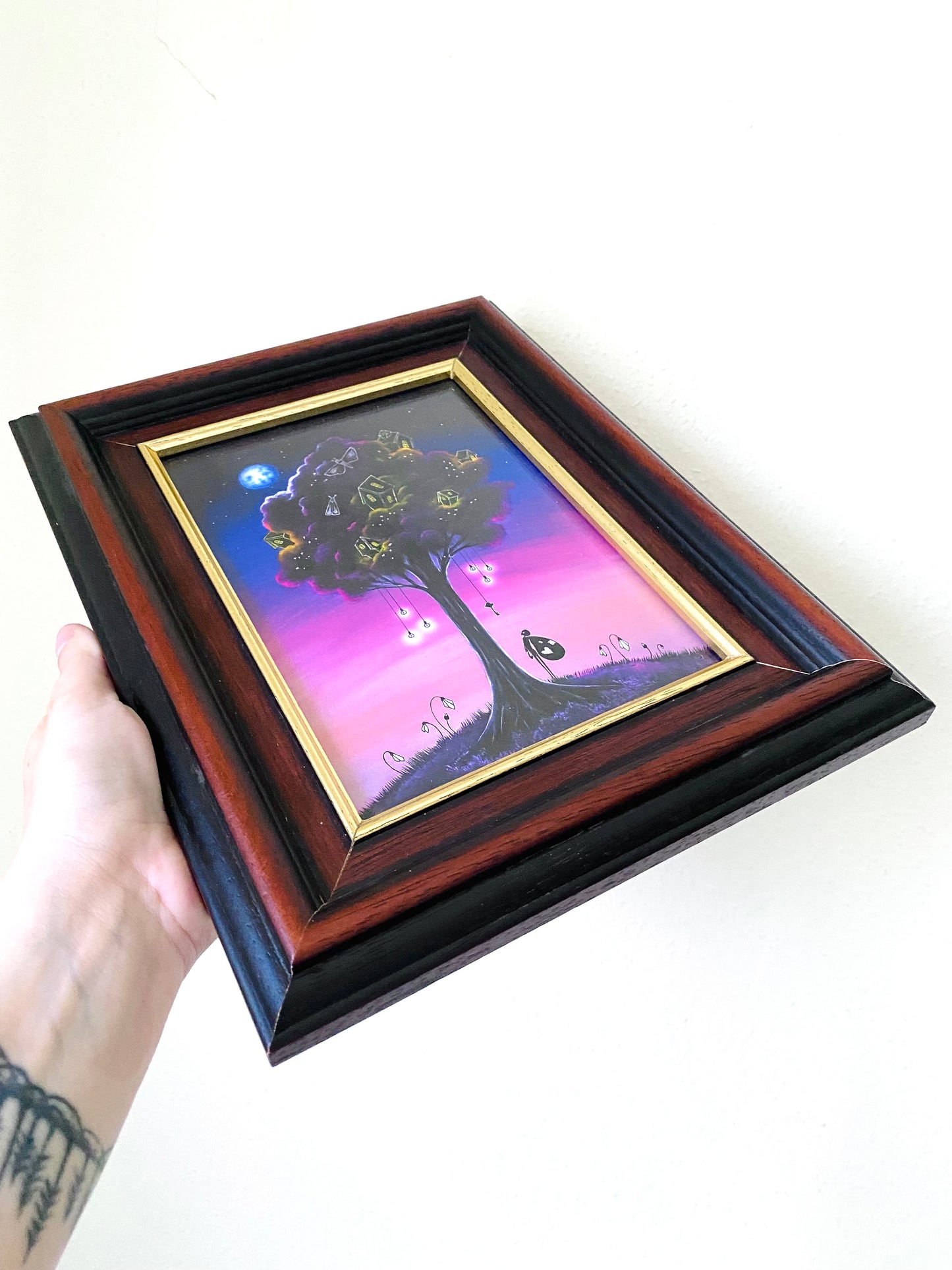 Mini gerahmter Kunstdruck / Mini keretezett művészi nyomat