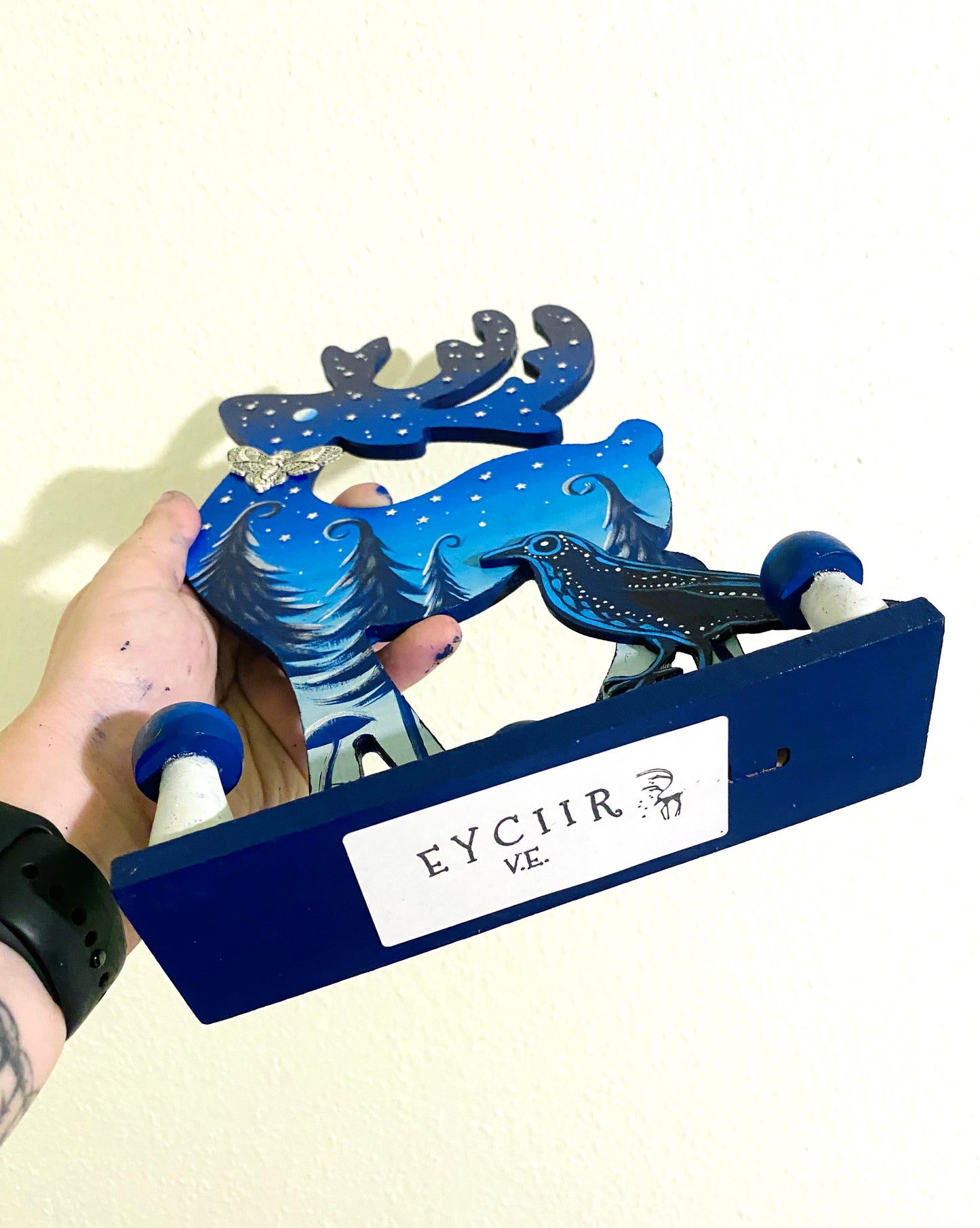 Christmas deer figurine / Karácsonyi szarvas