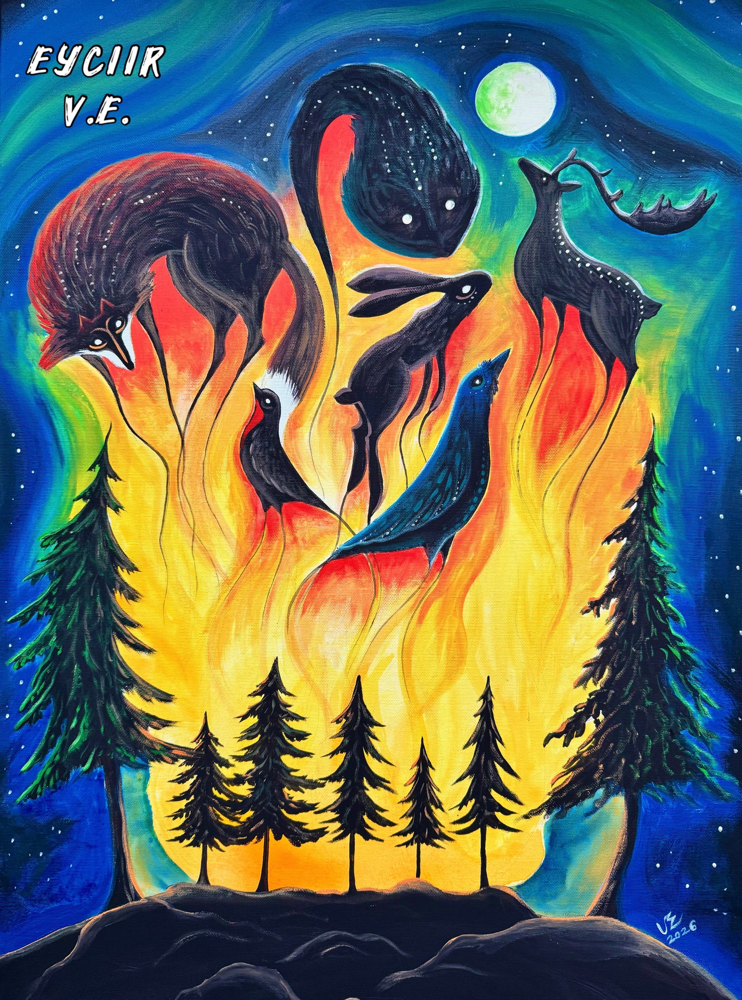 Signed art print (made to order) / Dedikált művészi nyomat (rendelhető)