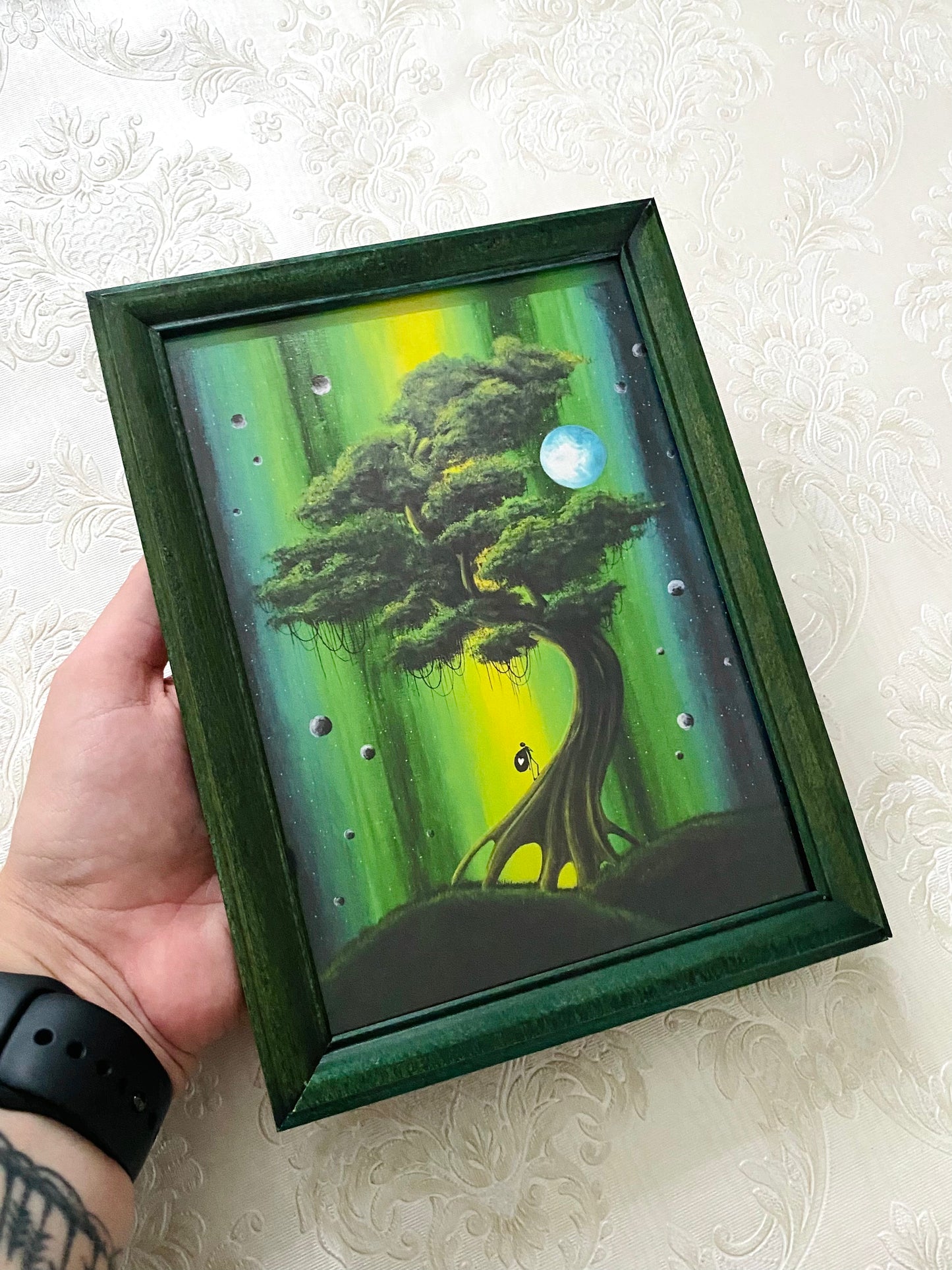 Mini gerahmter Kunstdruck / Mini keretezett művészi nyomat