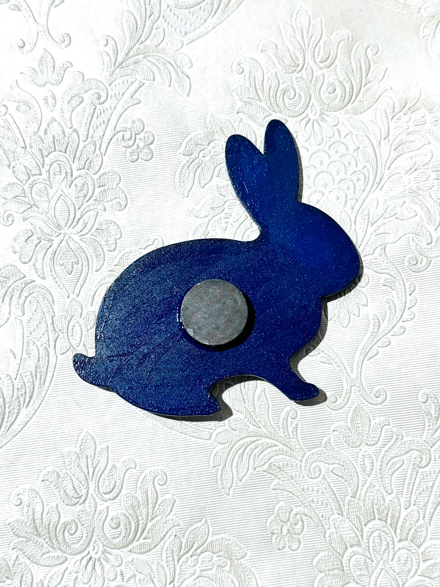 Hand-painted rabbit MAGNET / Kézzel festett nyuszi mágnes