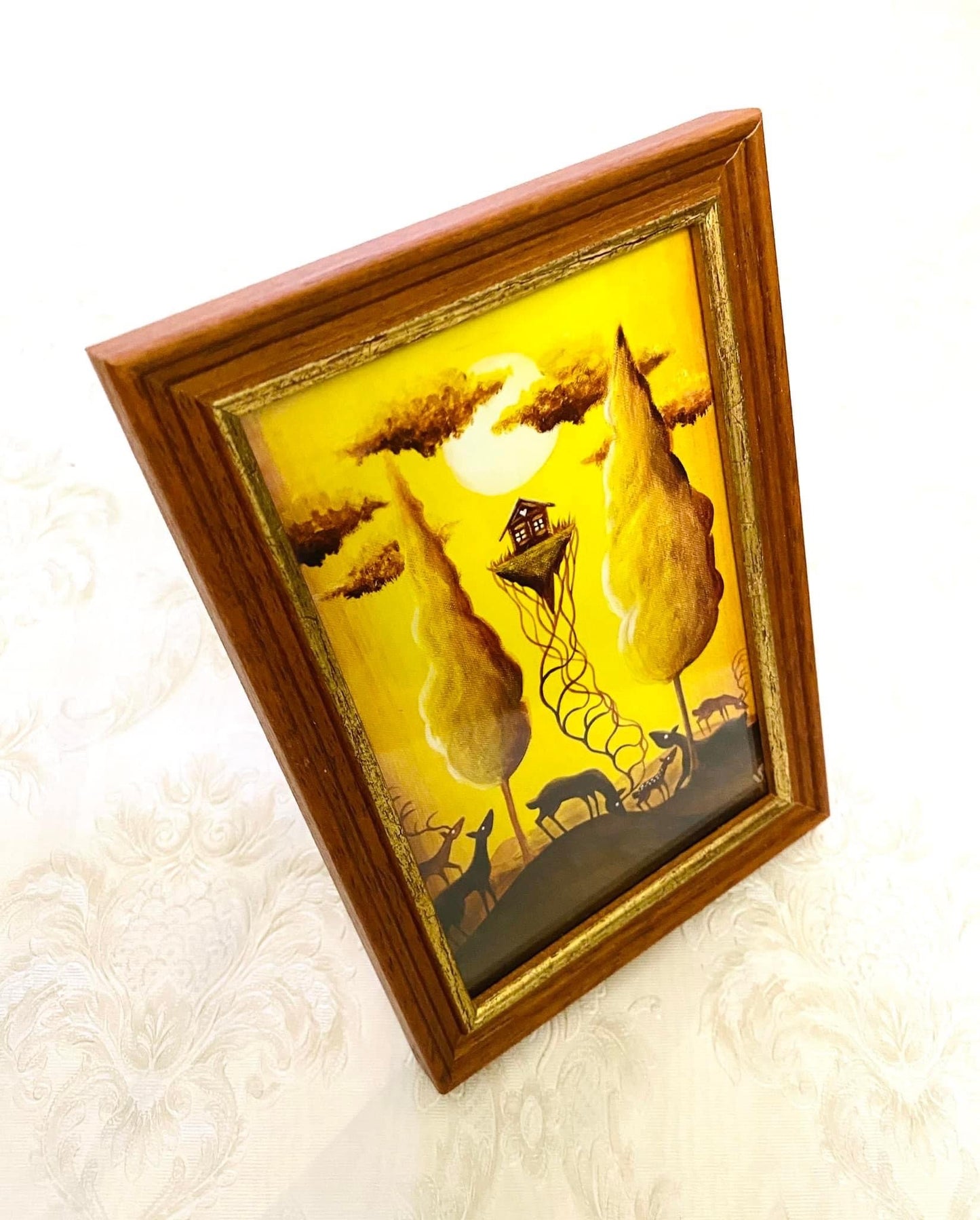 Mini gerahmter Kunstdruck / Mini keretezett művészi nyomat