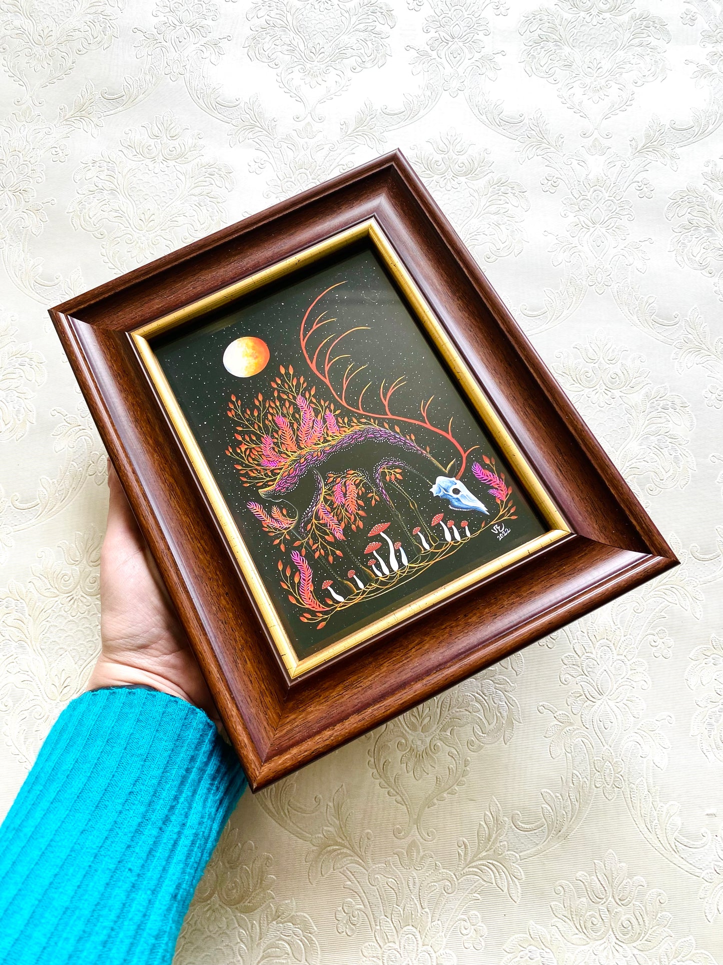 Mini gerahmter Kunstdruck / Mini keretezett művészi nyomat