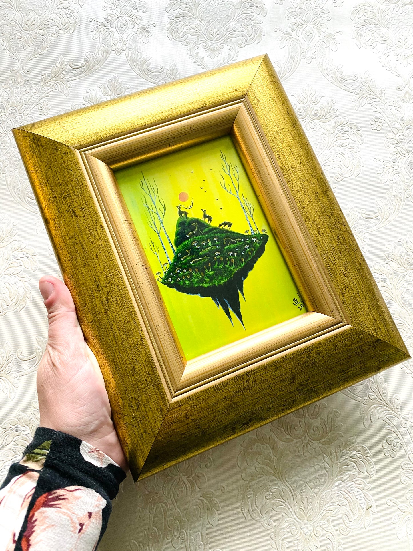 Mini gerahmter Kunstdruck / Mini keretezett művészi nyomat