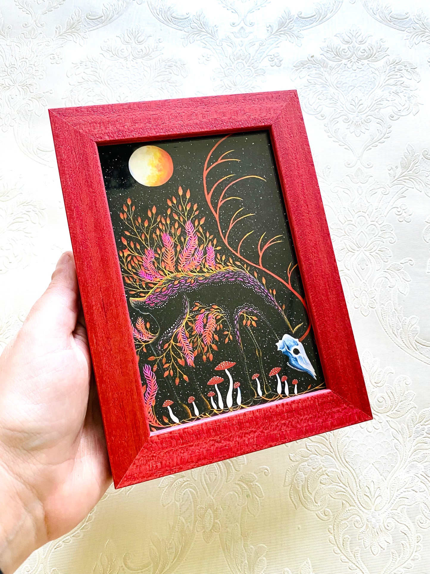 Mini gerahmter Kunstdruck / Mini keretezett művészi nyomat
