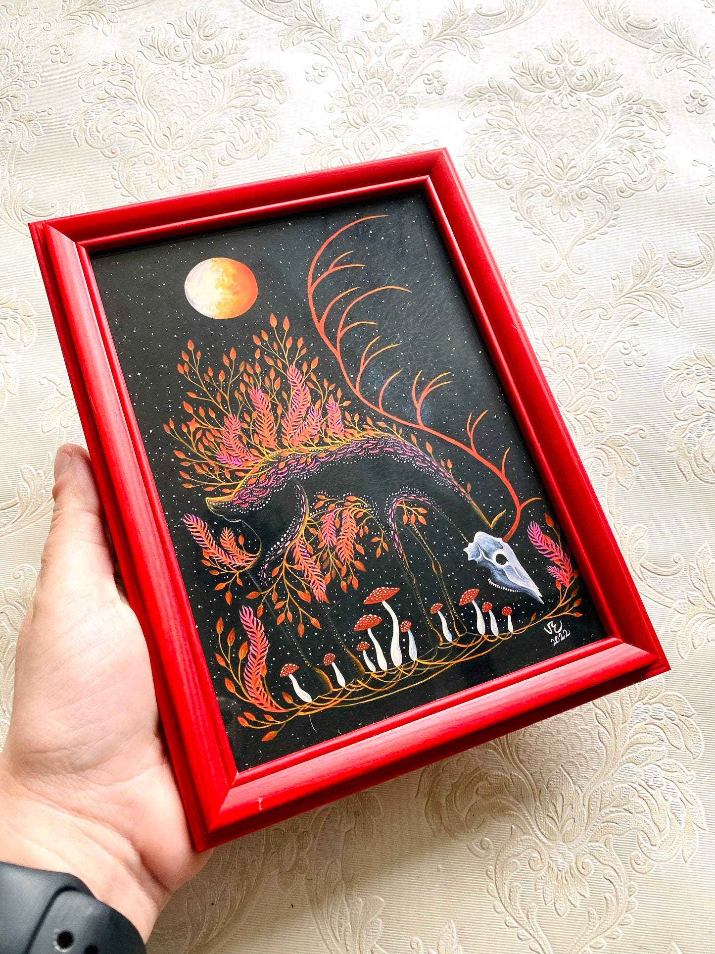 Mini gerahmter Kunstdruck / Mini keretezett művészi nyomat