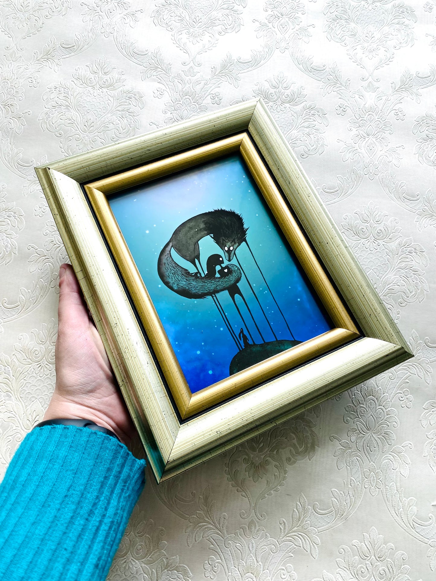 Mini gerahmter Kunstdruck / Mini keretezett művészi nyomat