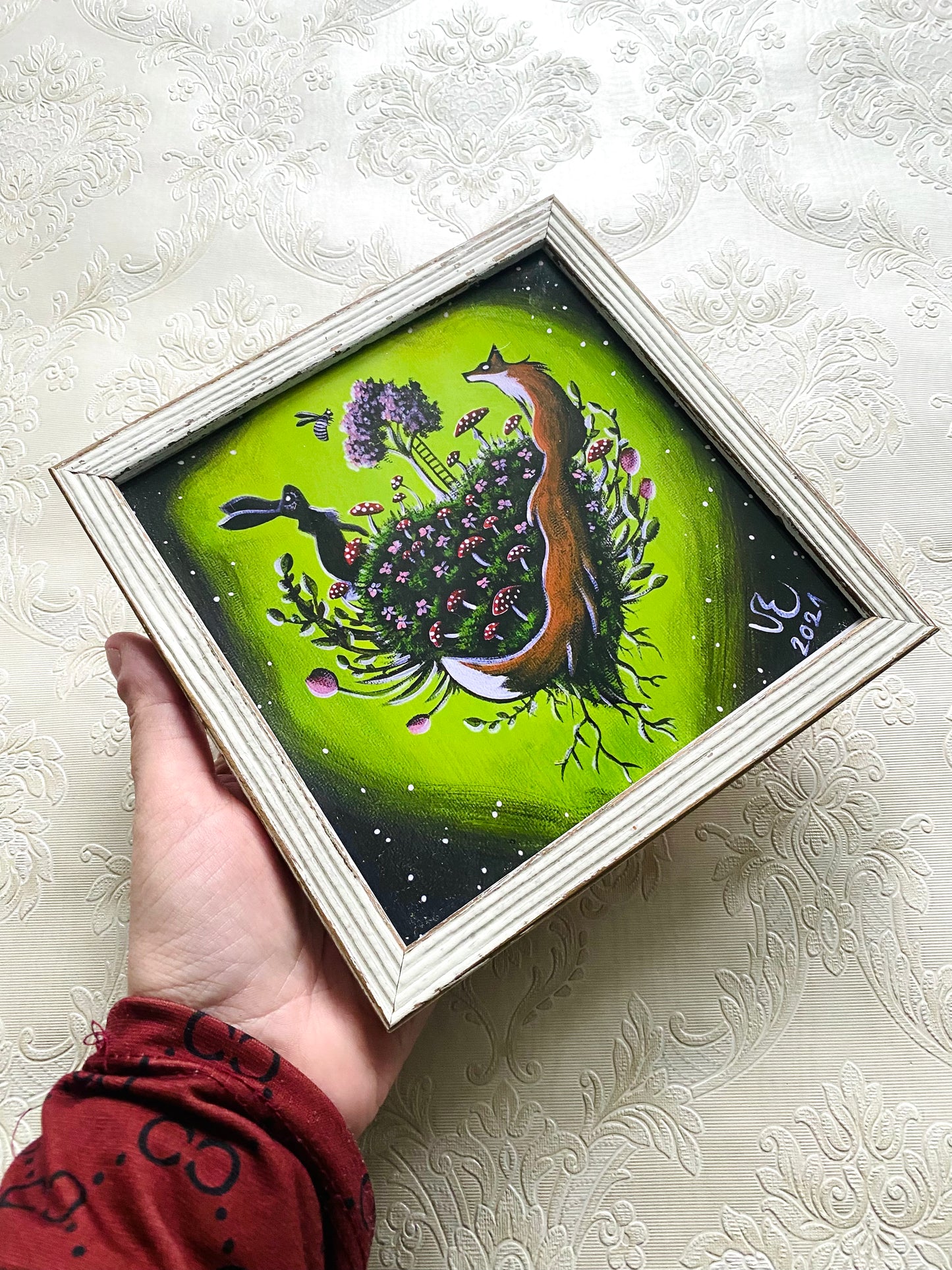 Mini gerahmter Kunstdruck / Mini keretezett művészi nyomat