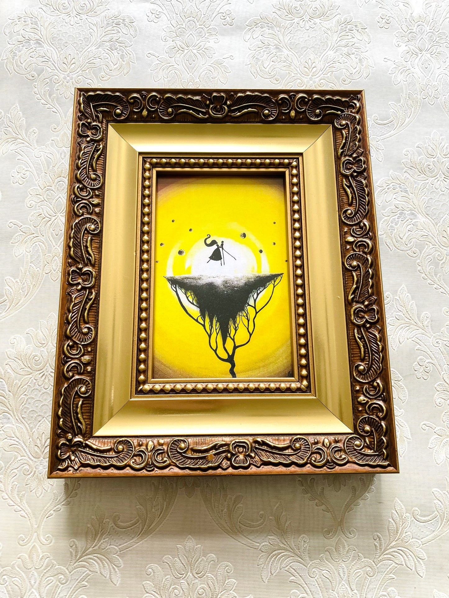 Mini gerahmter Kunstdruck / Mini keretezett művészi nyomat