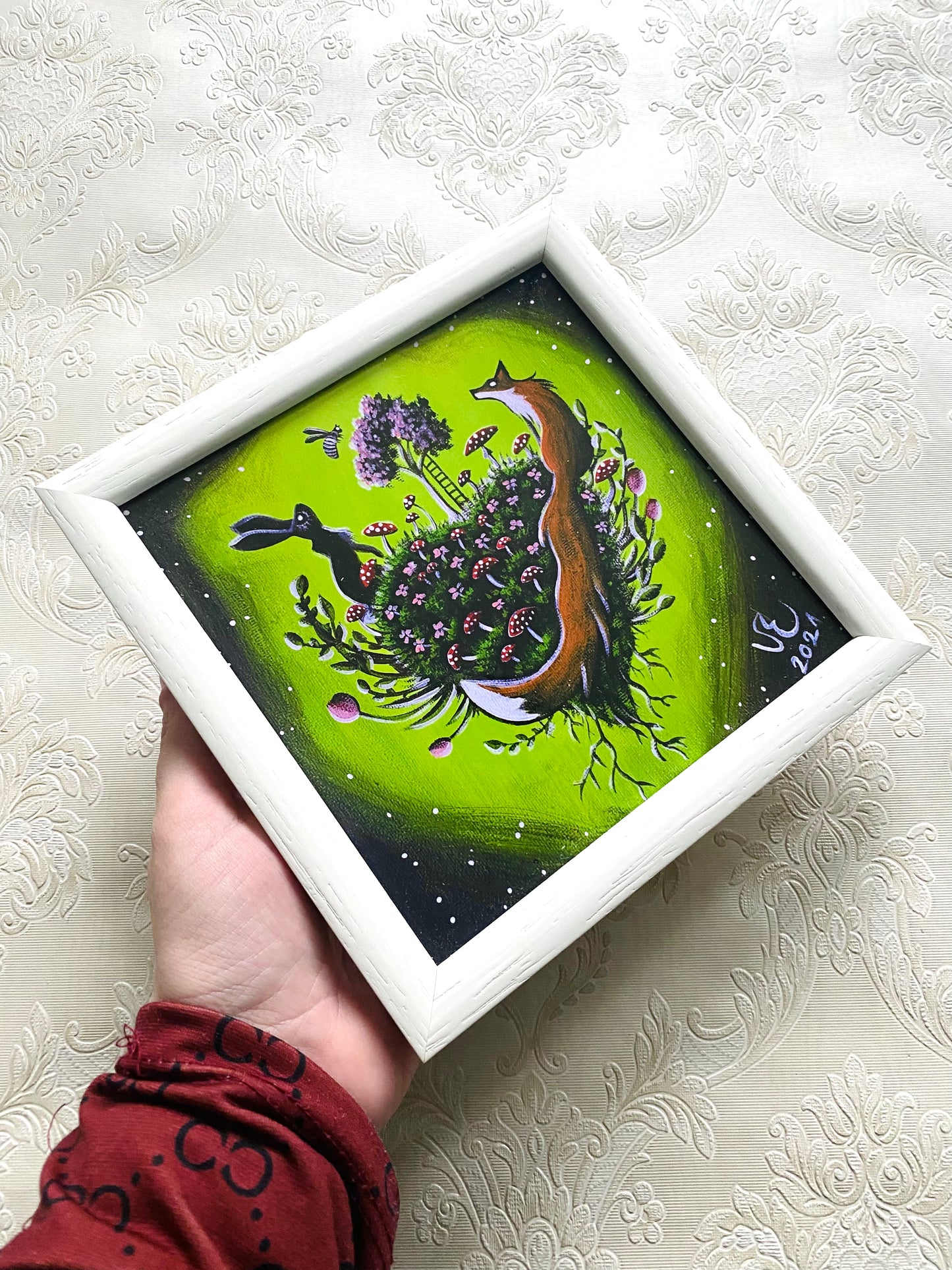 Mini gerahmter Kunstdruck / Mini keretezett művészi nyomat