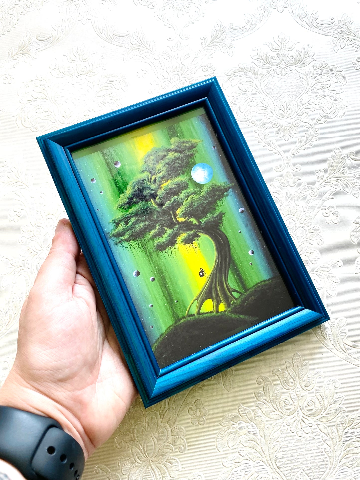 Mini gerahmter Kunstdruck / Mini keretezett művészi nyomat