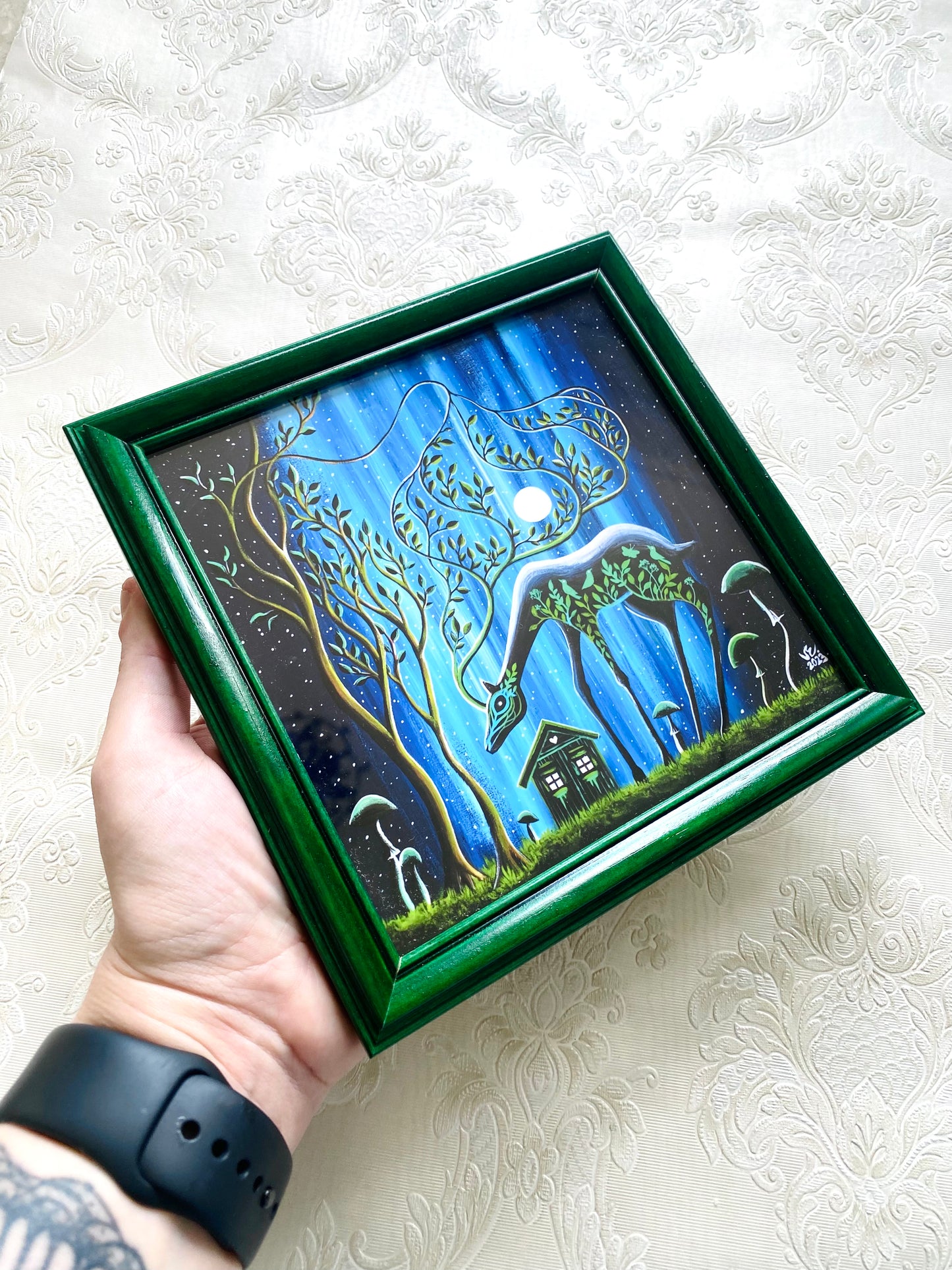 Mini gerahmter Kunstdruck / Mini keretezett művészi nyomat